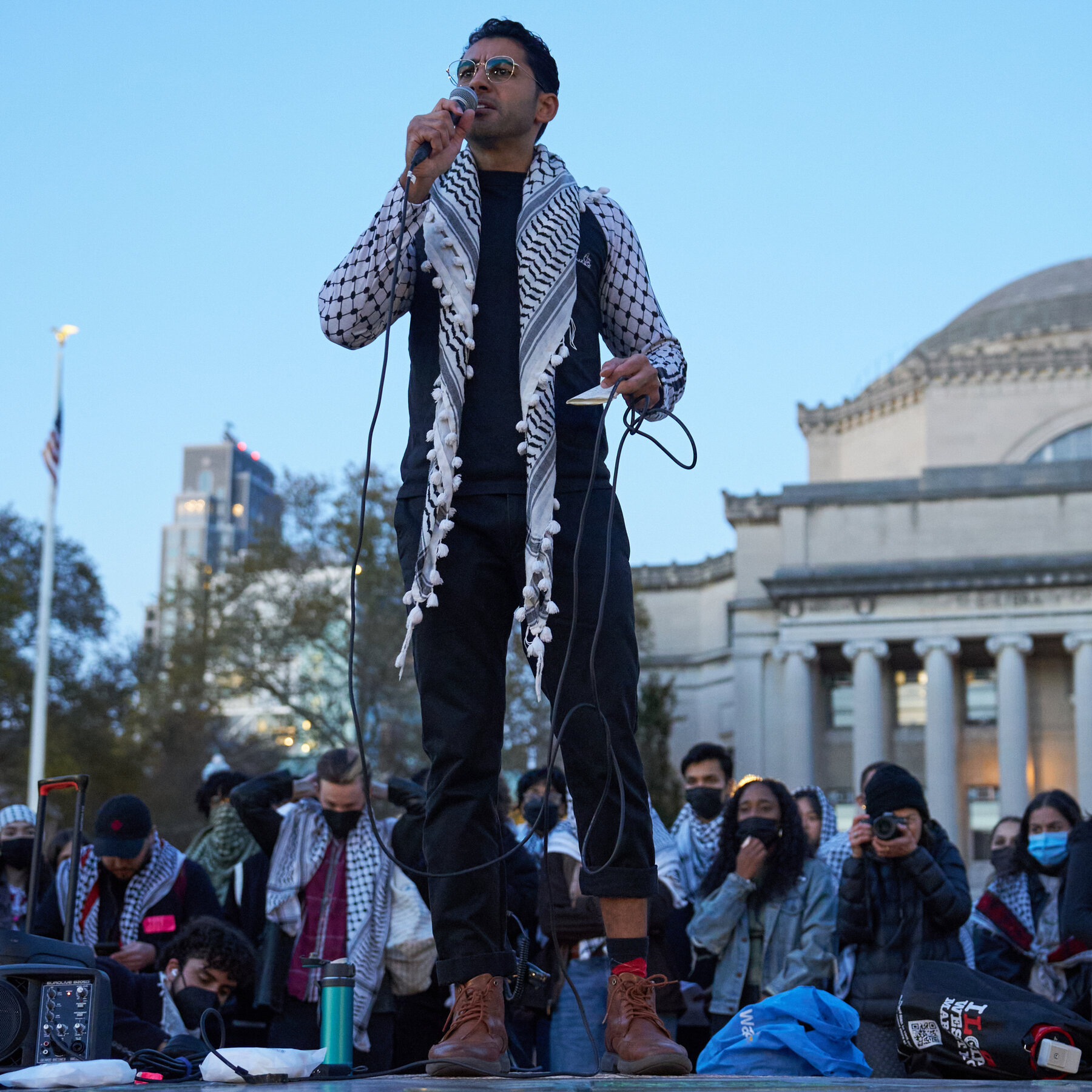 A Columbia Activist Sought Middle Ground on Gaza. The U.S. Detained Him.