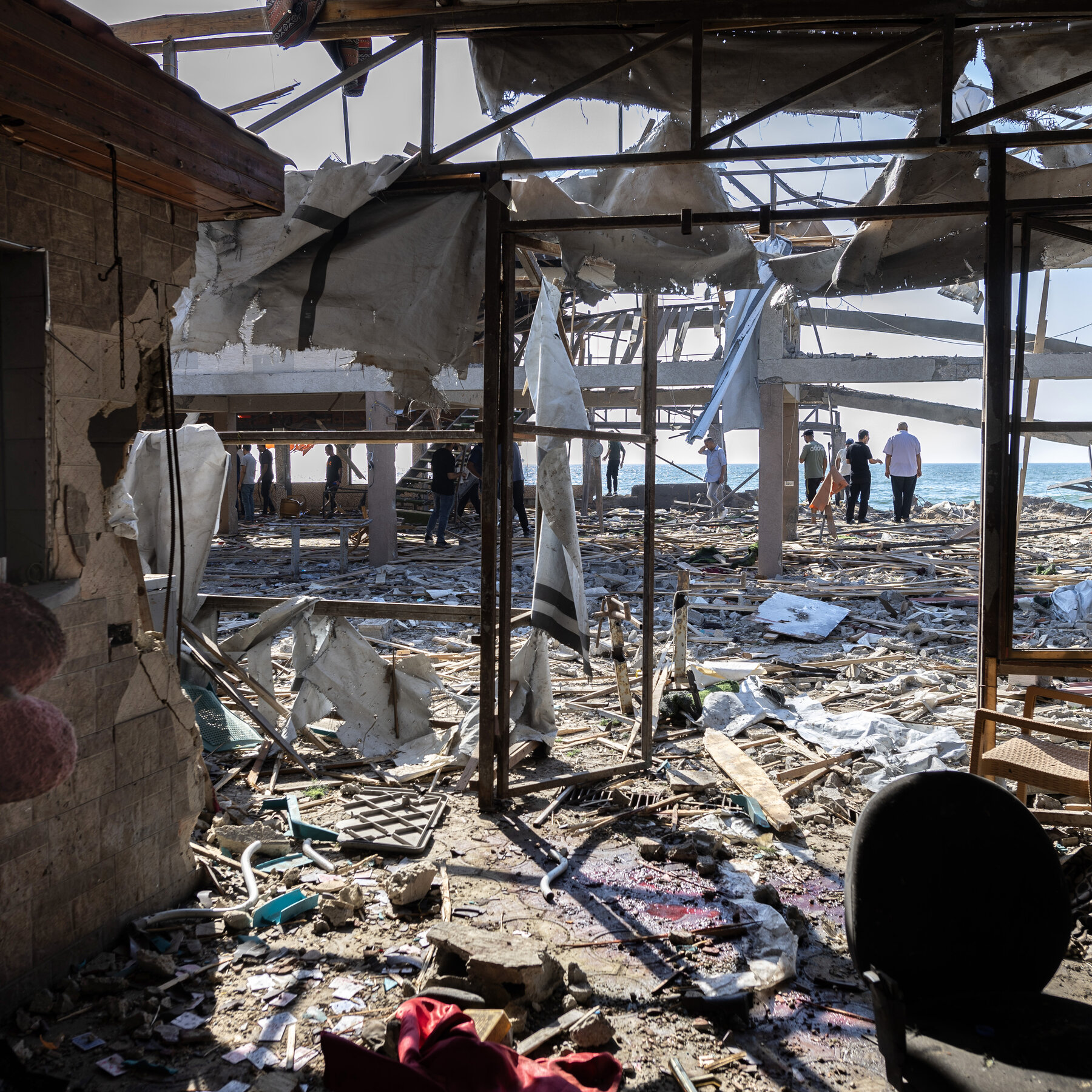 A Corner of ‘Fake Peace’ in Gaza, Torn Apart by an Israeli Strike