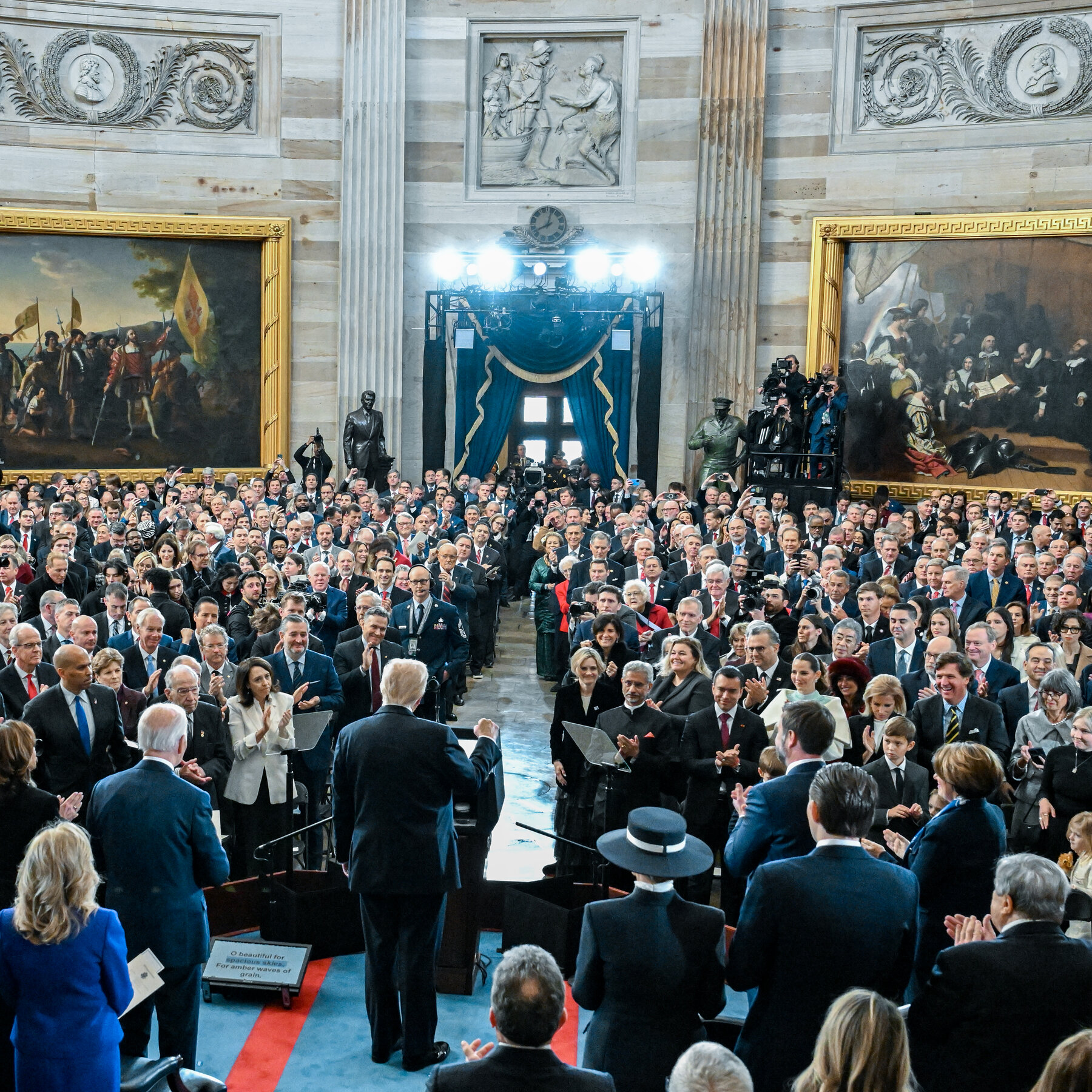 A Determined Trump Vows Not to be Thwarted at Home or Abroad