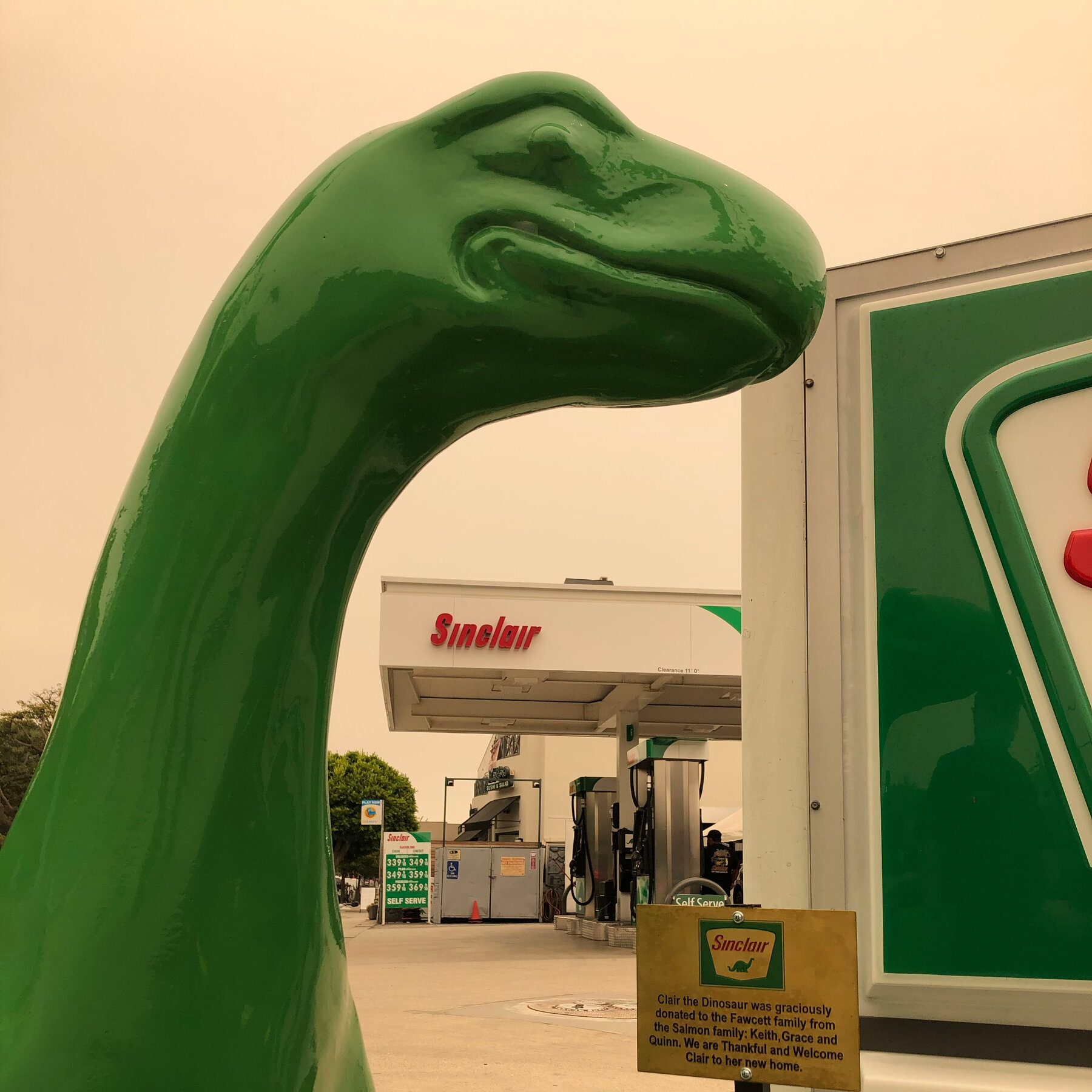 A Stolen Dinosaur Named Claire Is Returned to a California Gas Station