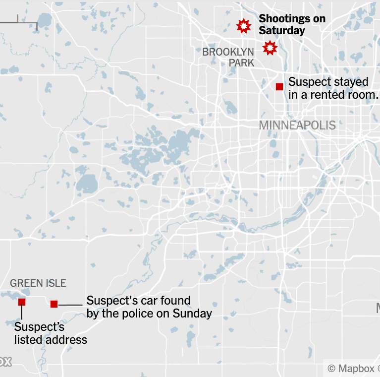 A Timeline of the Minnesota Shooting