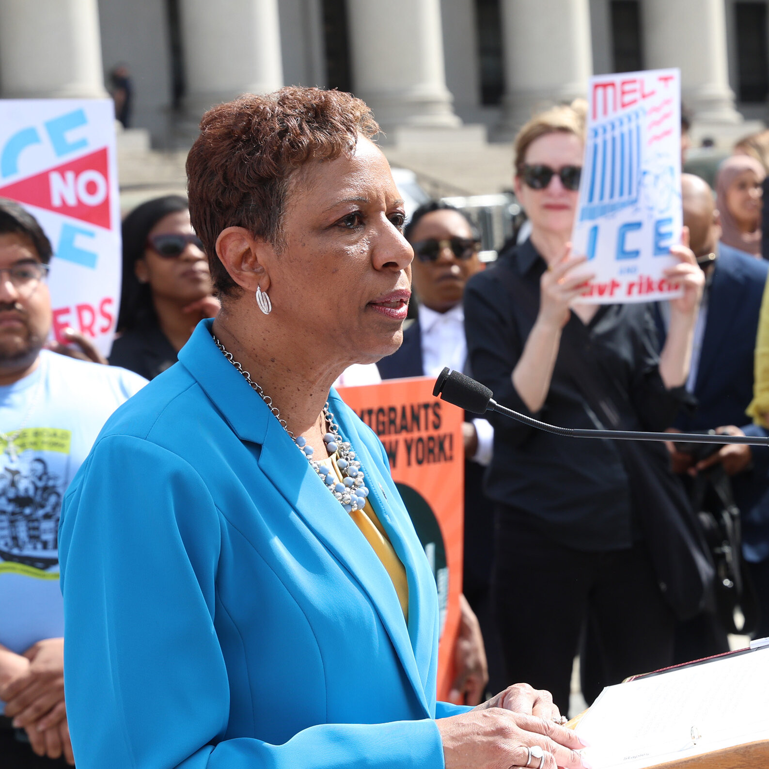 Adrienne Adams Wants to Bolster the N.Y.P.D. and Her Odds of Being Mayor