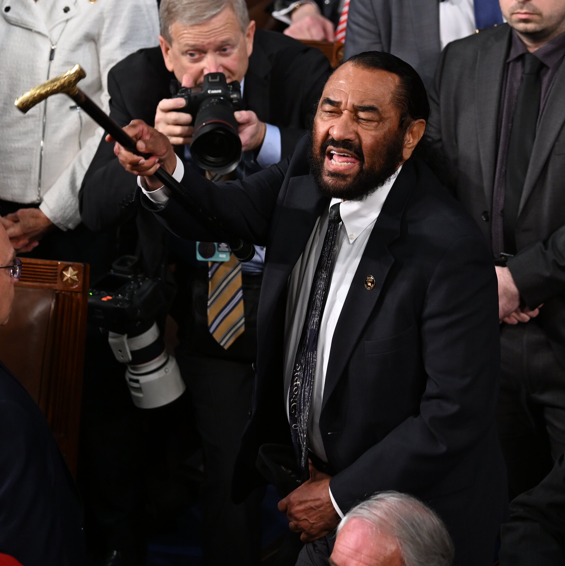 Al Green Removed From House Chamber for Heckling Trump During Speech