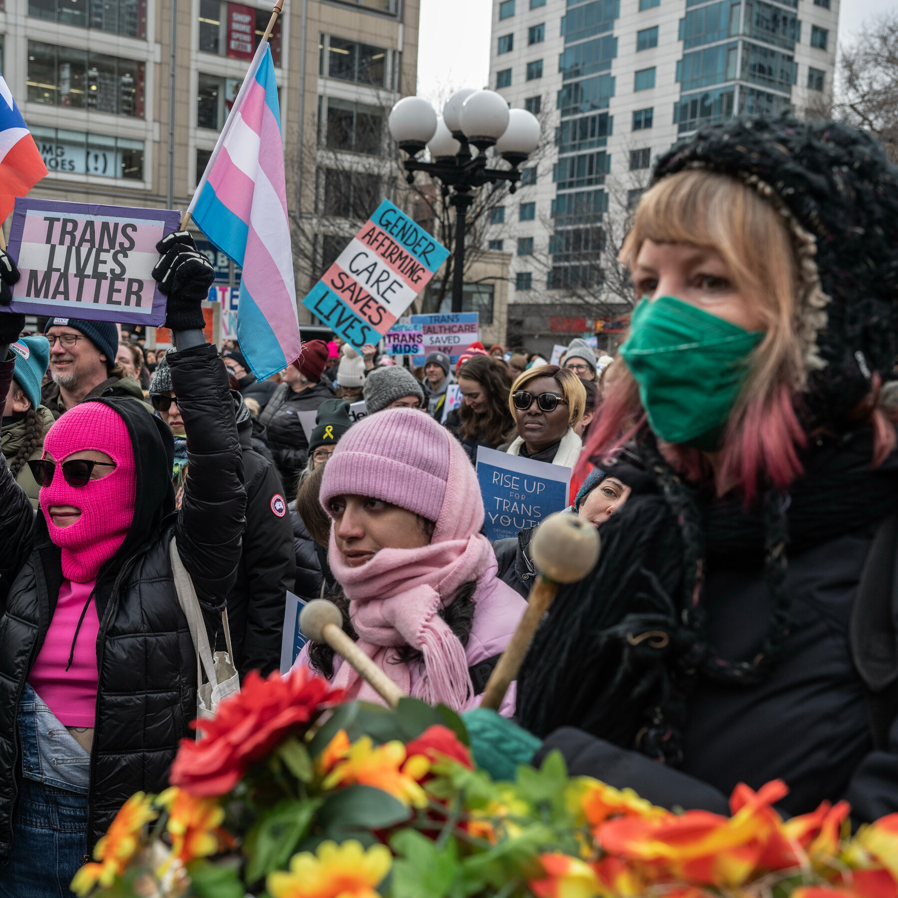 Amid Concern Over Trump Order, New Yorkers Rally to Support Trans Youth