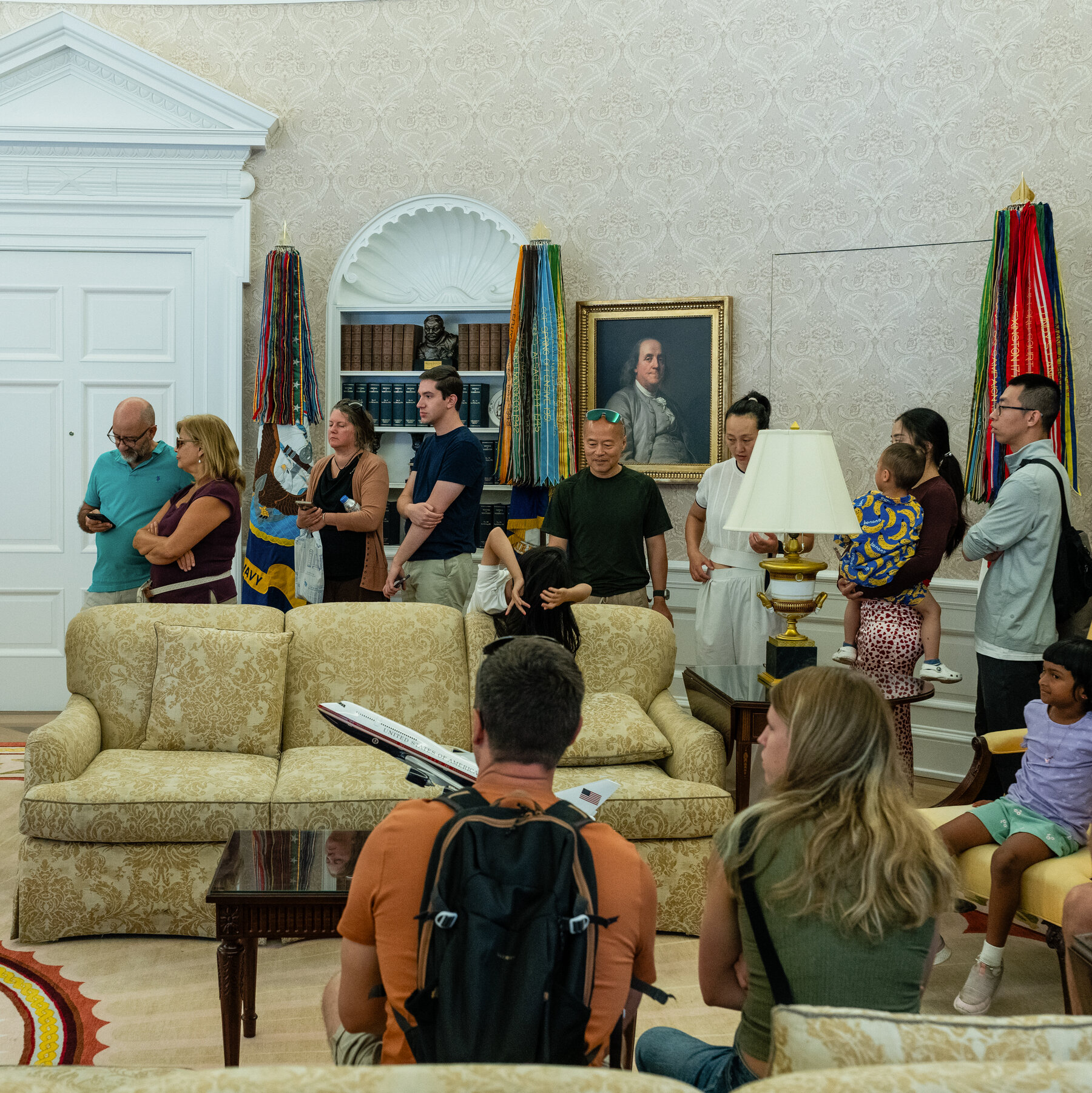 An Oval Office Replica Opens, Without Trump’s Gilded Flourishes
