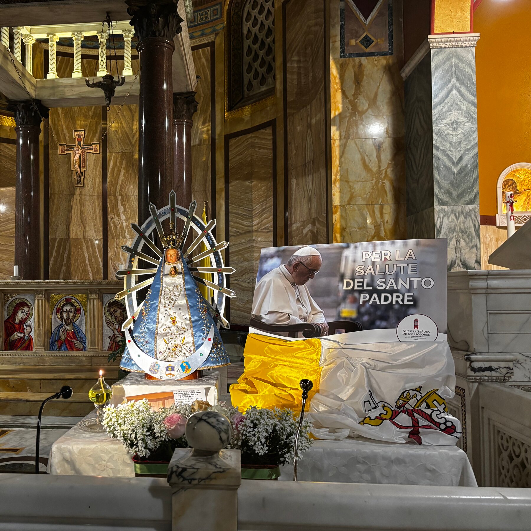 Argentines in Rome Pray for Pope Francis