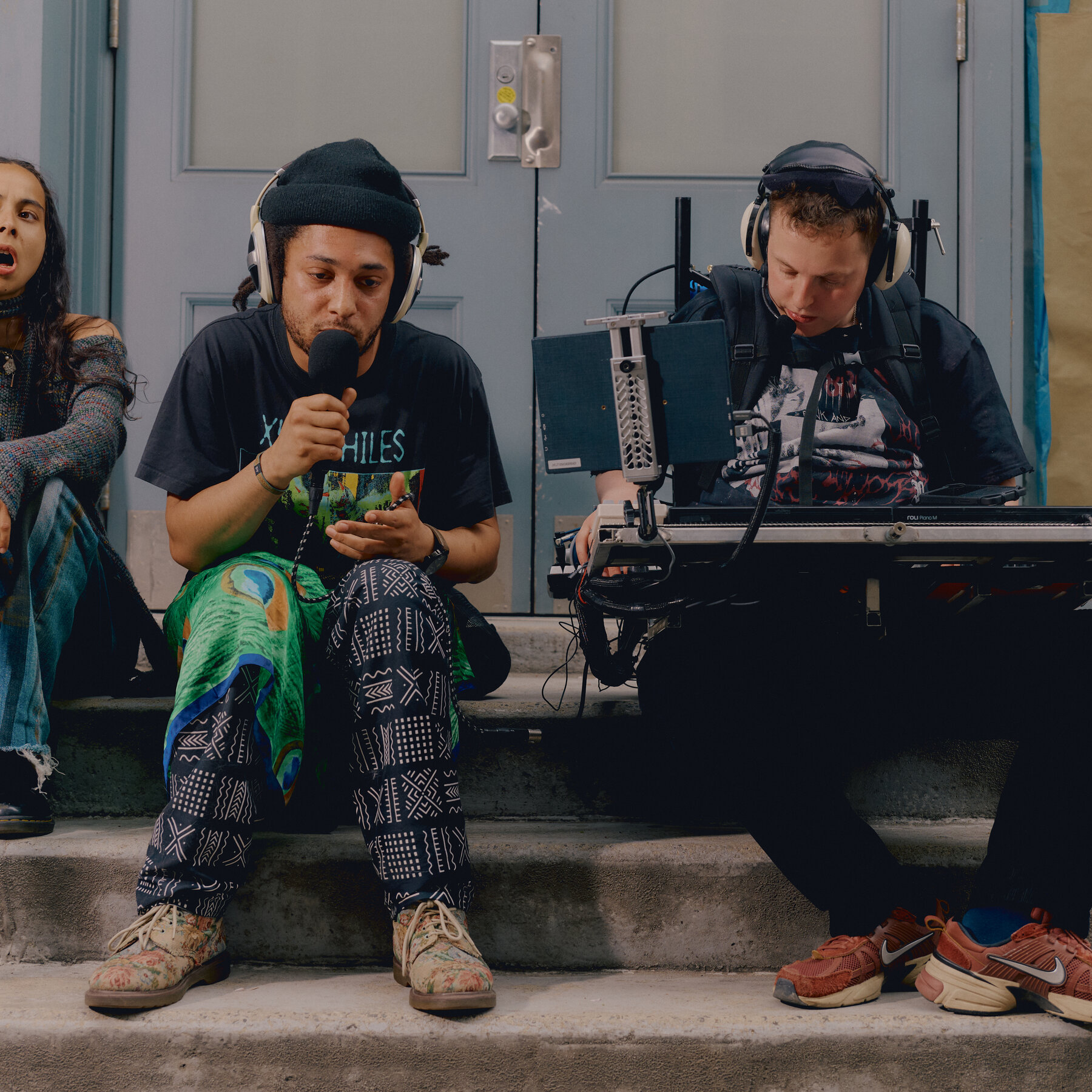 AriAtHome Walks the Streets, Making Beats (and New Friends)