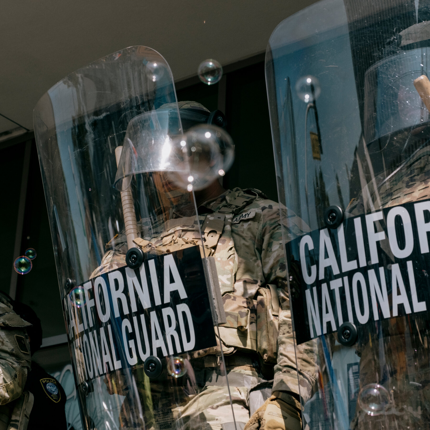 Armed National Guard Troops Aid Immigration Agents on Raids in Los Angeles