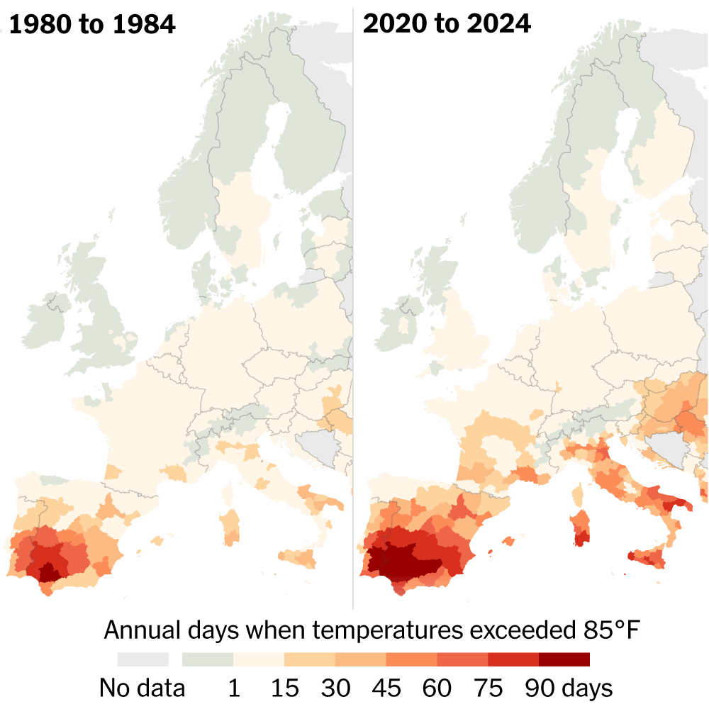 As Europe’s Heat Waves Intensify, France Bickers About Air-Conditioning