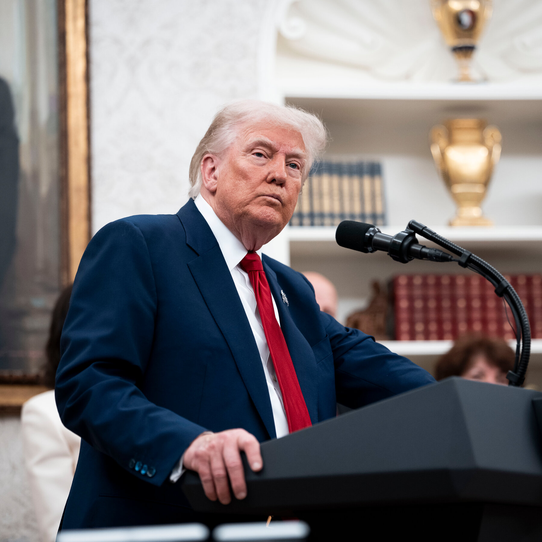 Asked About ‘TACO’ and Tariffs, Trump Lashes Out at Reporter