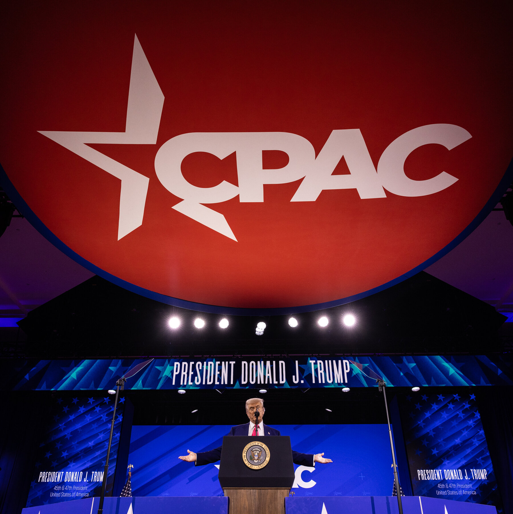 At CPAC, Trump Revels in Political Payback