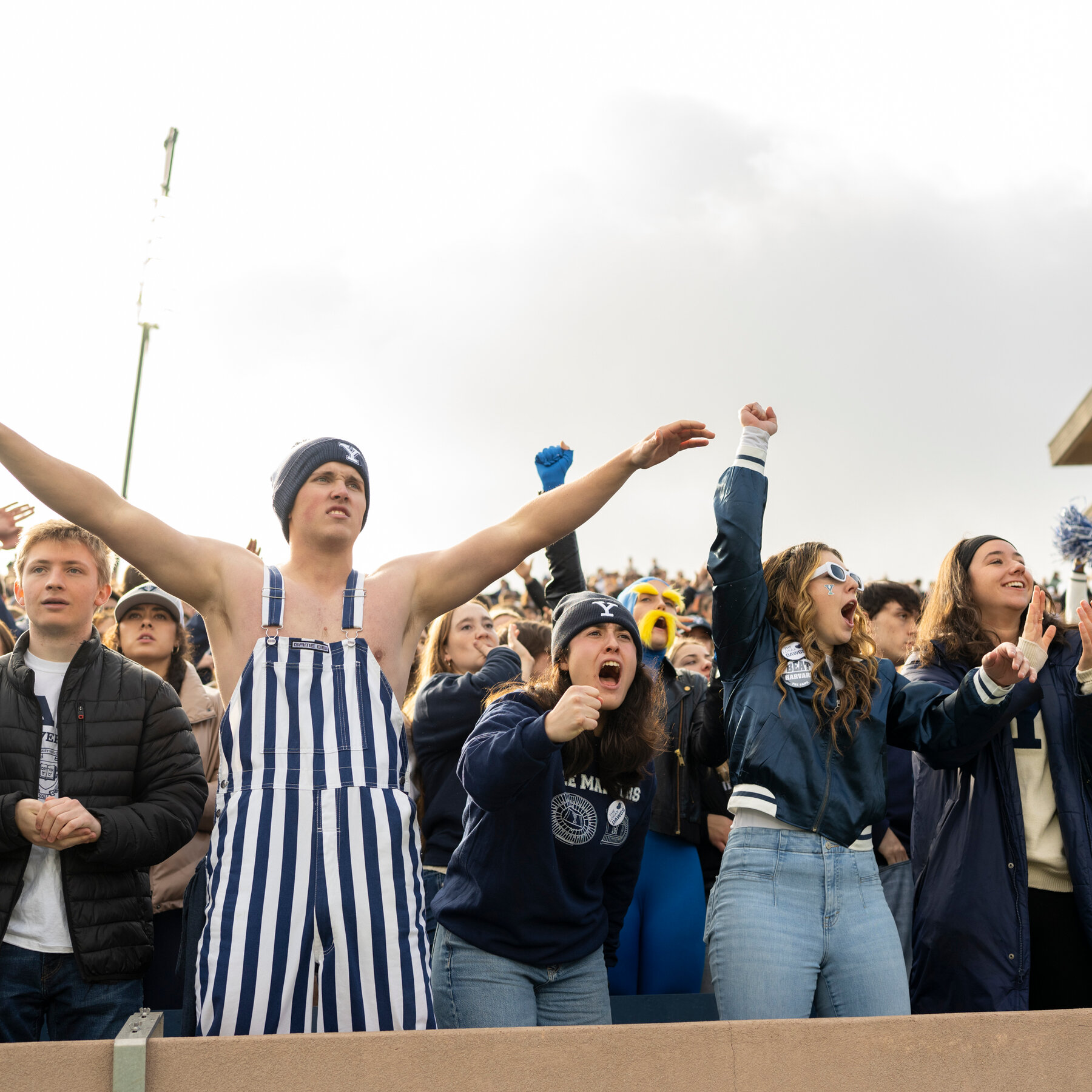 At Harvard-Yale Game, Rivals Come Together Against Trump Administration Attacks