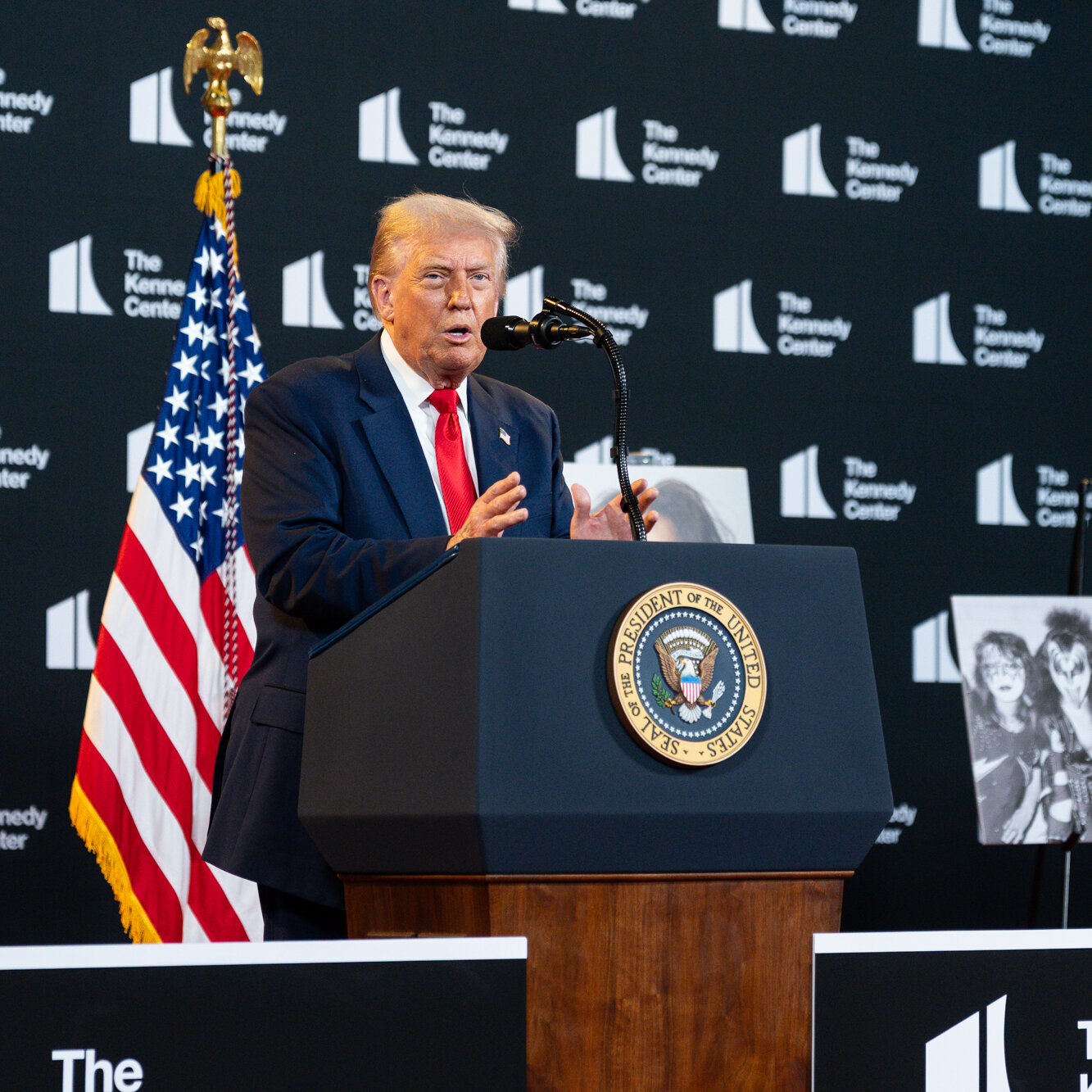 At the Kennedy Center, Trump Puts His Pop Culture Obsession on Display
