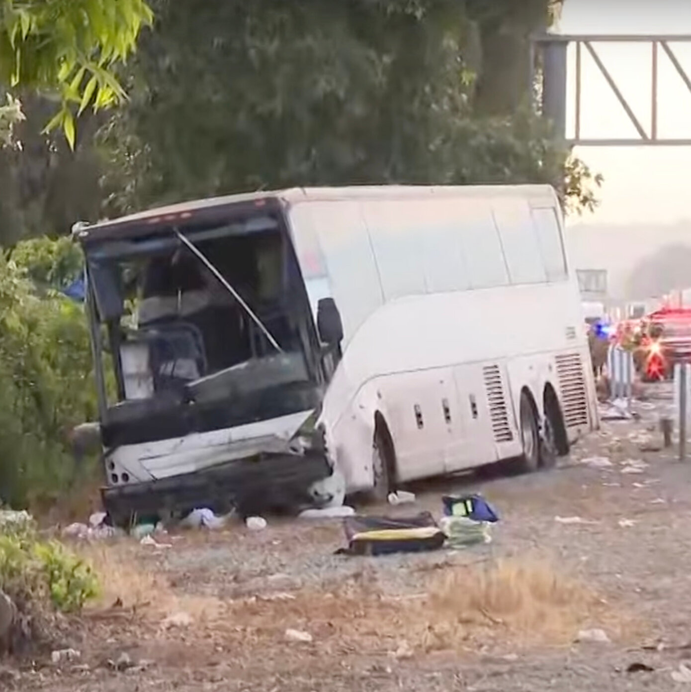 California Bus Crash Leaves at Least 1 Dead and 32 Injured