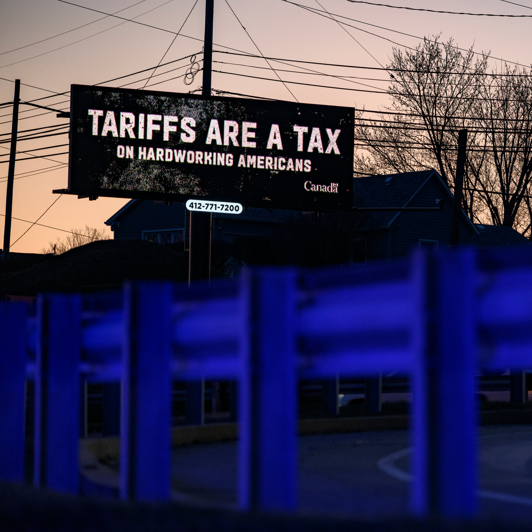 Canada Drops the Gloves in Tariff Spat, Makes Its Case on U.S. Billboards