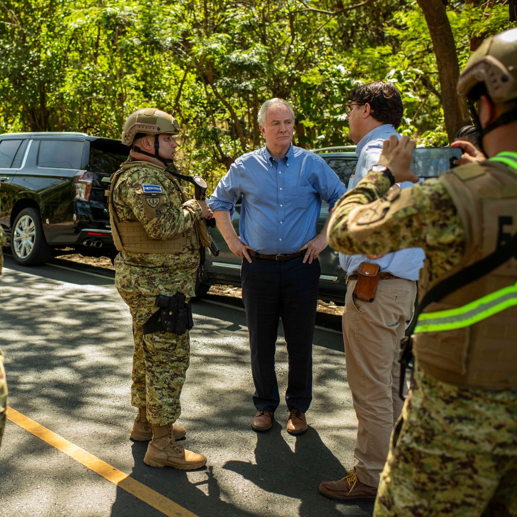 Chris Van Hollen Turned Away From El Salvador Prison by Military
