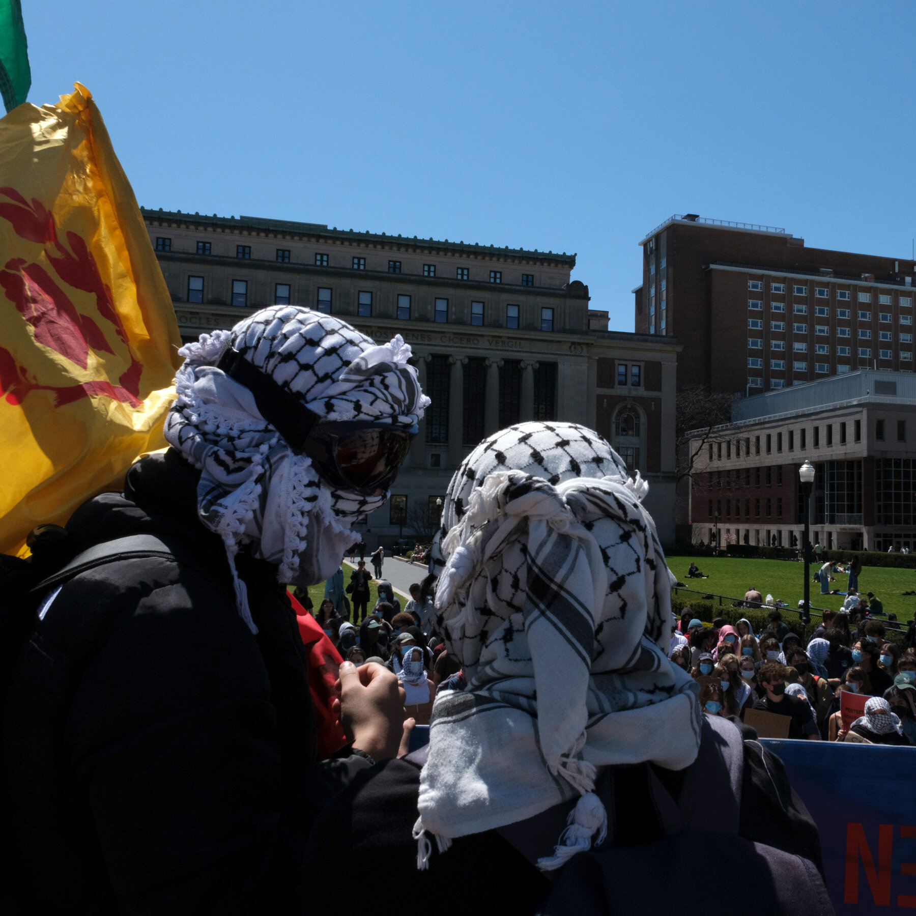 Columbia Activists Are Being Detained. Protesters Demand Answers.