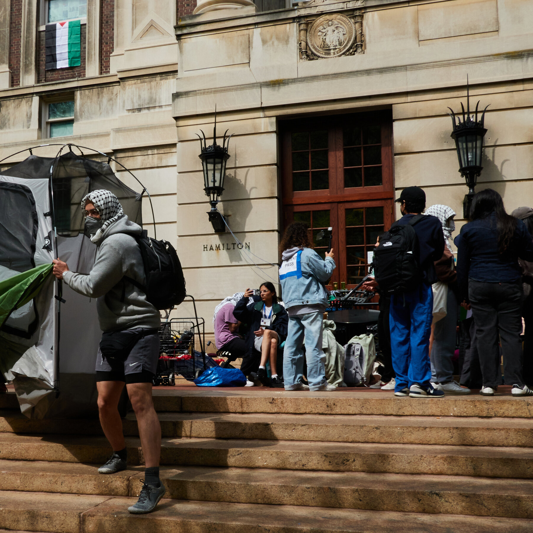 Columbia Disciplines Students Who Occupied Campus Building Last Year