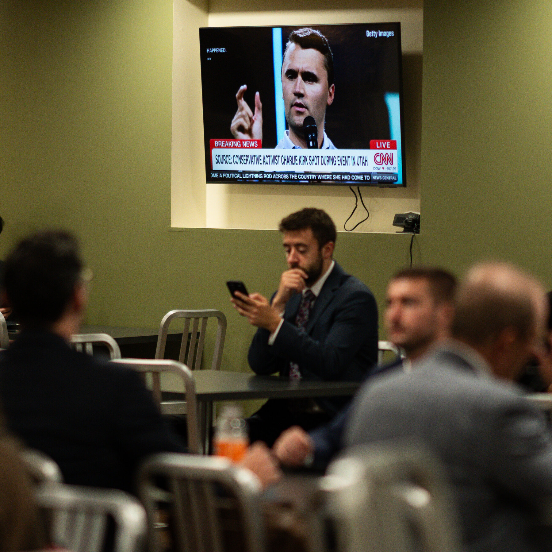 Conservative media figures are grieving Charlie Kirk’s death on the air.