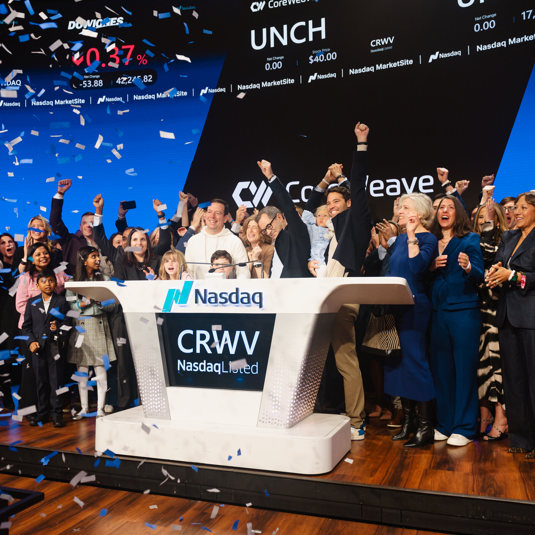 CoreWeave Disappoints on Opening of Trading