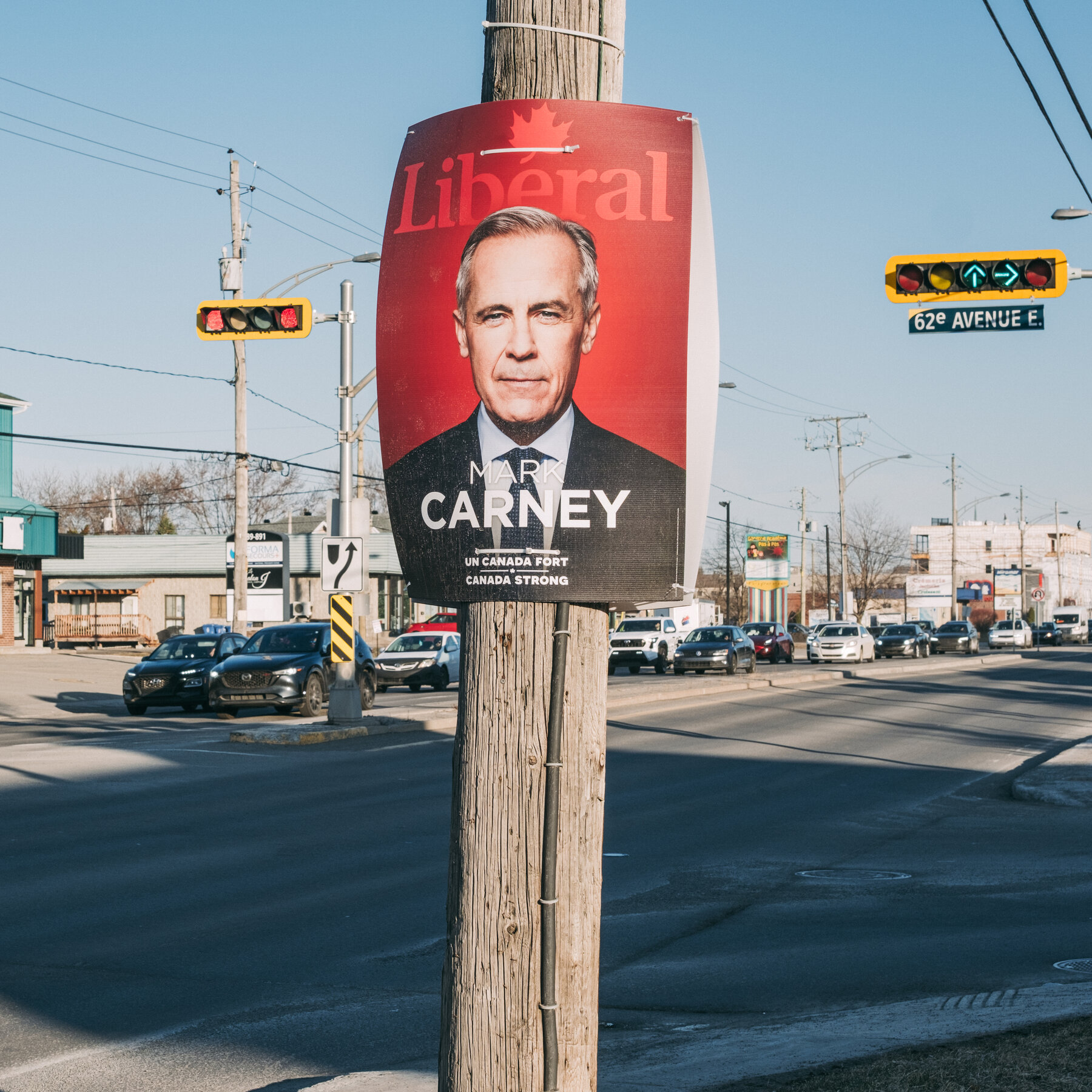 Despite his shaky French, Mark Carney is a hit in Quebec.