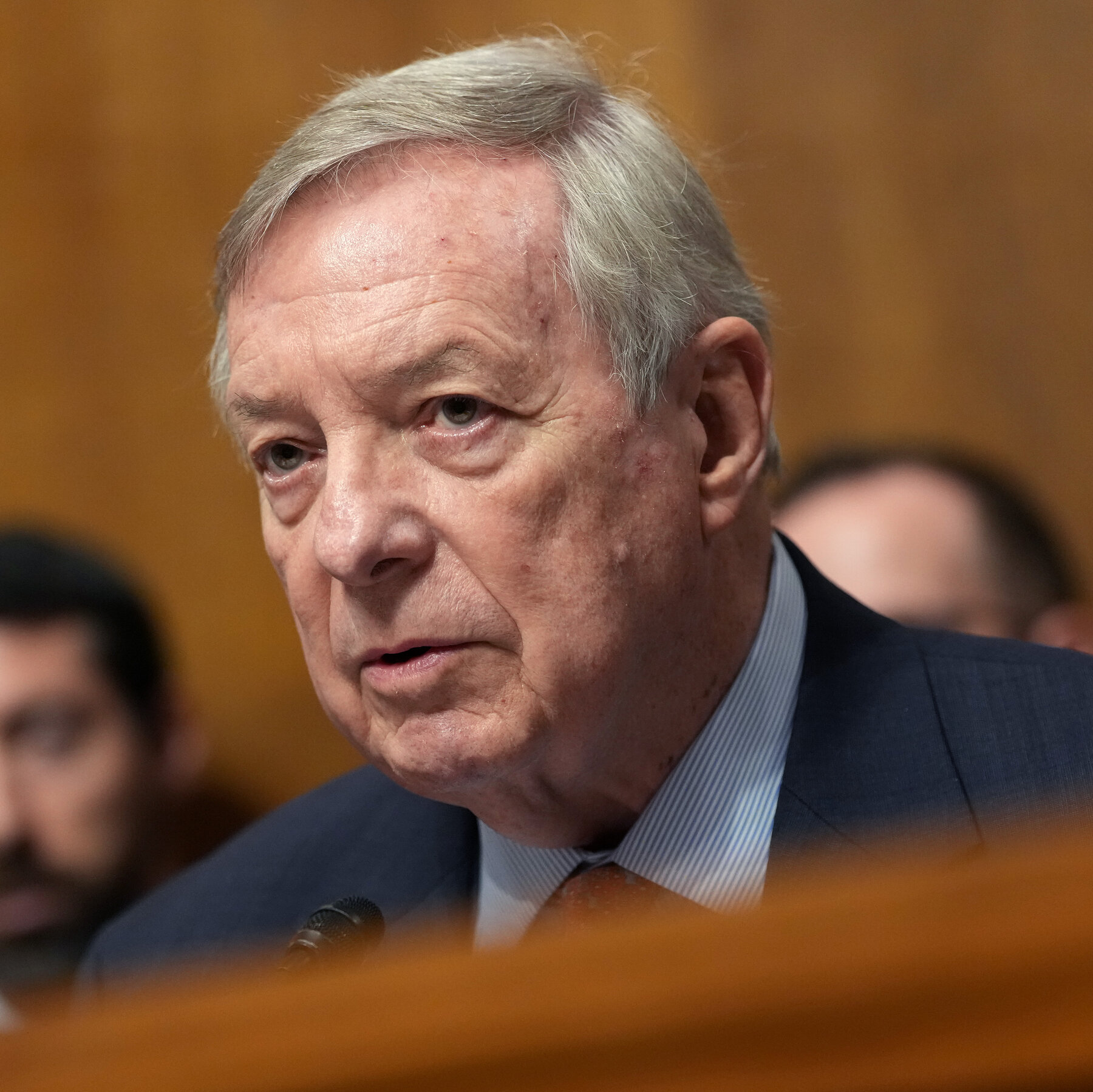 Durbin Demands Tapes of Interviews With Ghislaine Maxwell, Epstein’s Longtime Partner
