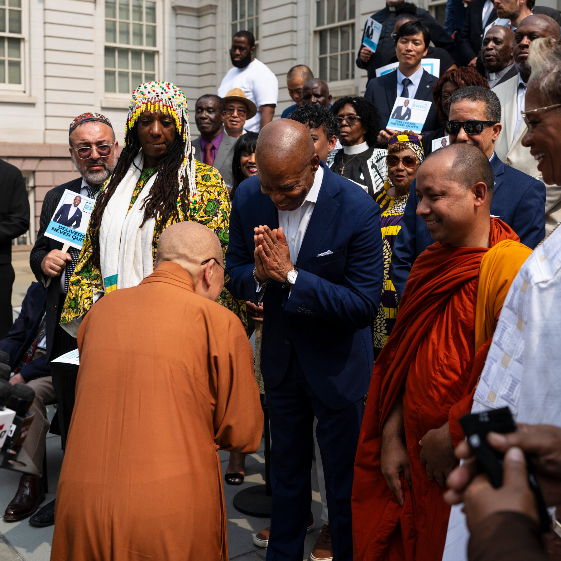 Eric Adams Assembles Religious Leaders to Bless His Candidacy