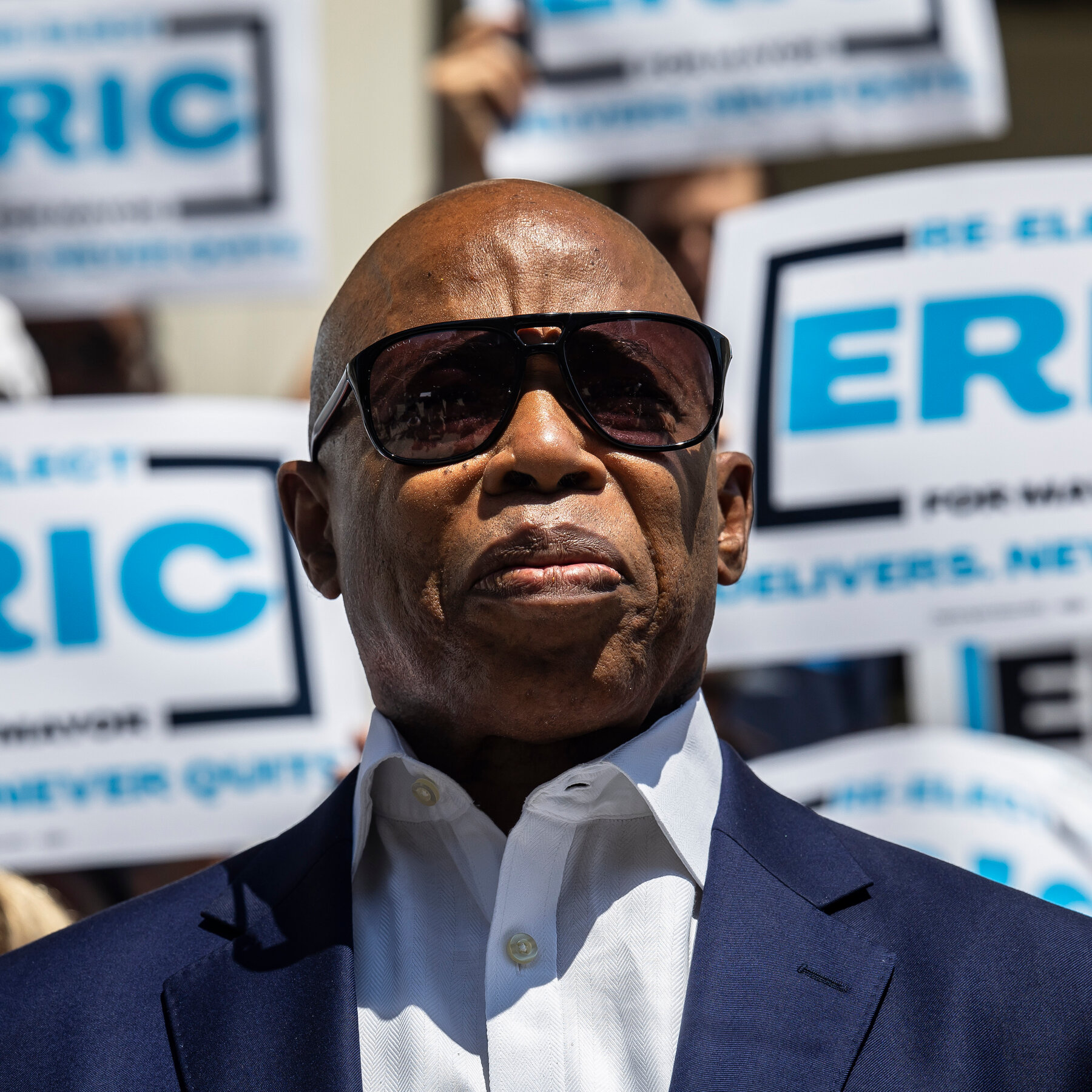 Eric Adams Hints to Business Leaders He Is Open to Quitting Mayor’s Race