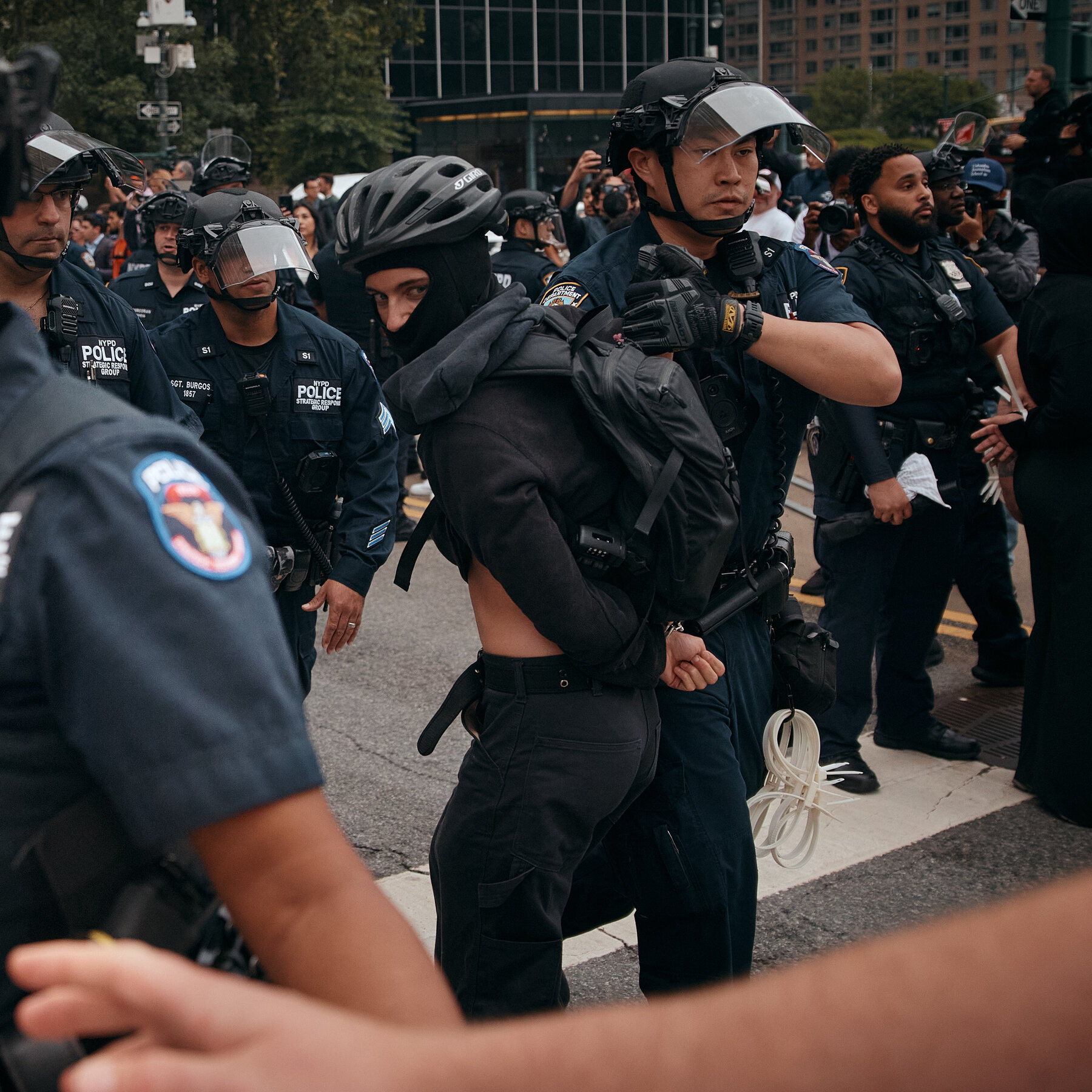 Eric Adams Says N.Y.P.D. Will Not Tolerate Los Angeles-Style Protests