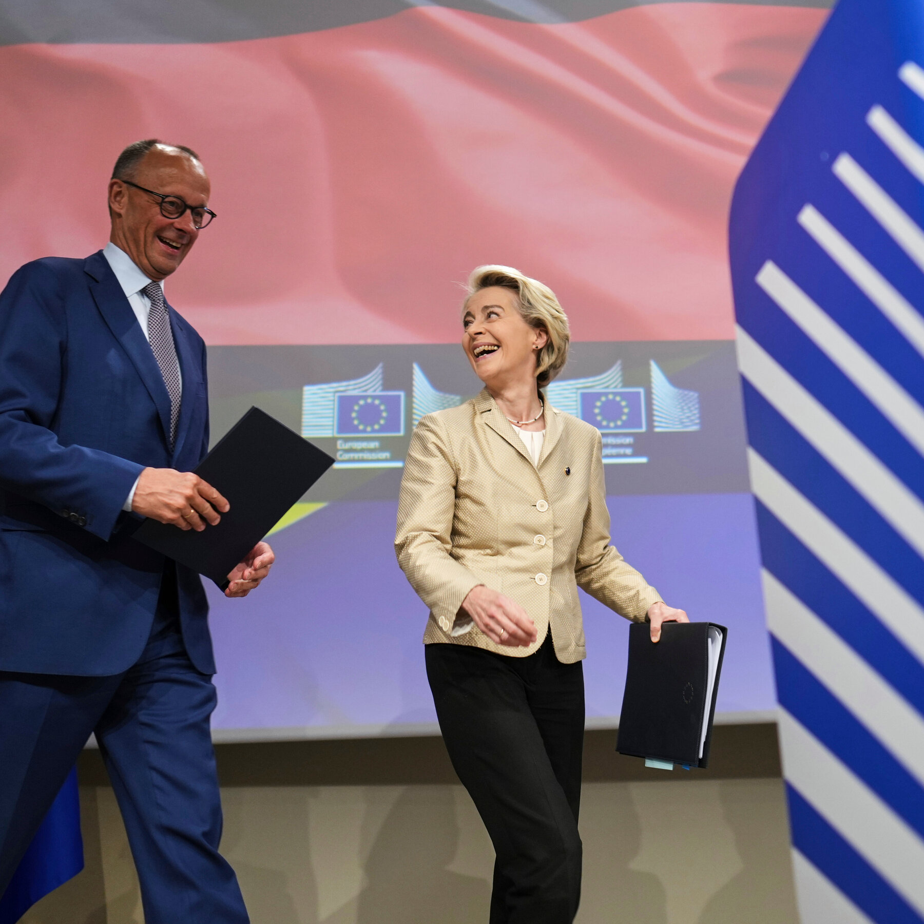 EU Leaders Sound Hopeful on Trump Trade Negotiations