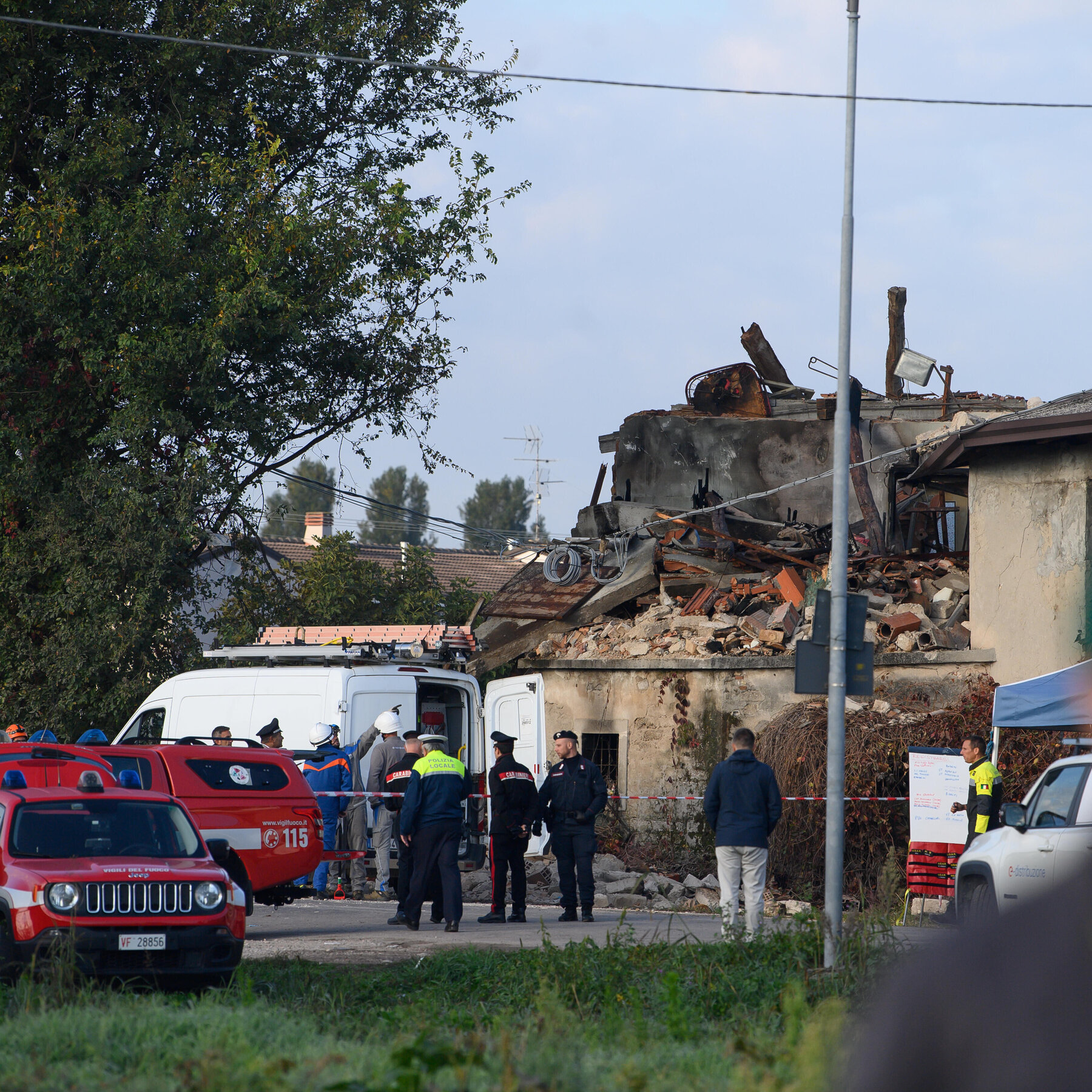 Explosion at Italian Farmhouse Kills Three Military Police Officers
