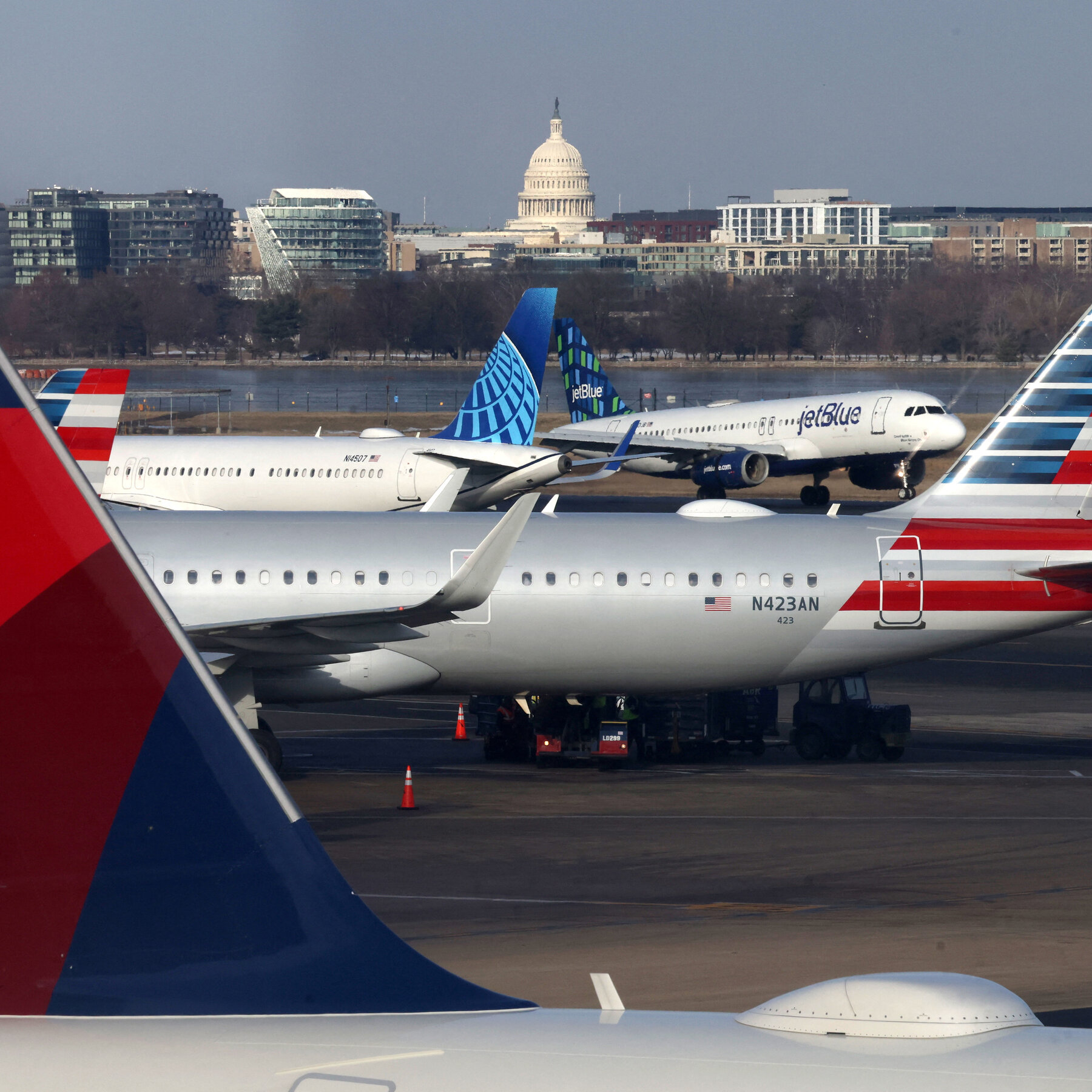 F.A.A. Investigates After Air Force Jets Near Delta Plane Activate Safety Alert