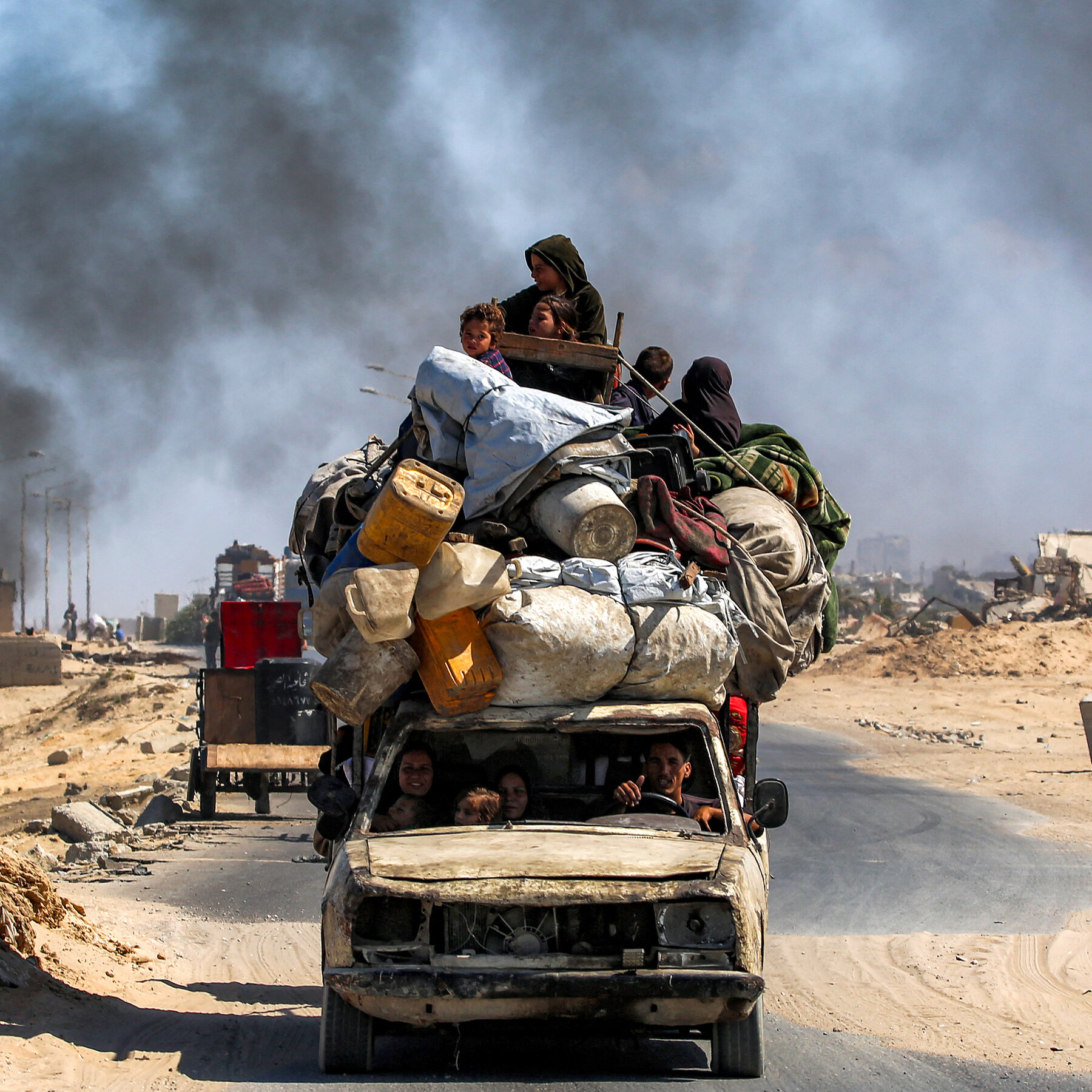 Facing Israeli Assault, Many in Gaza City Say Fleeing Again Is Worse
