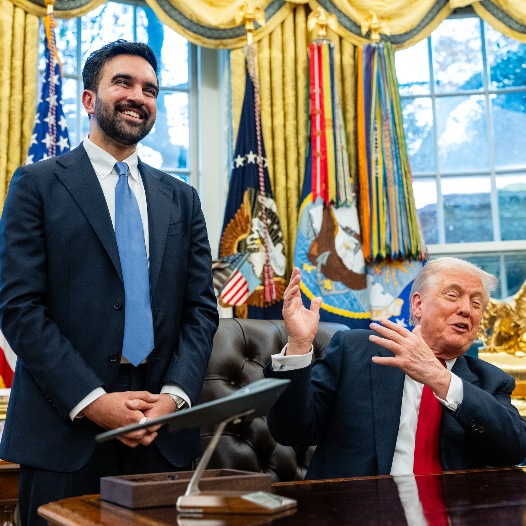 ‘Fascist’? ‘Communist’? For an Afternoon, Trump and Mamdani Were Just 2 Guys From Queens.