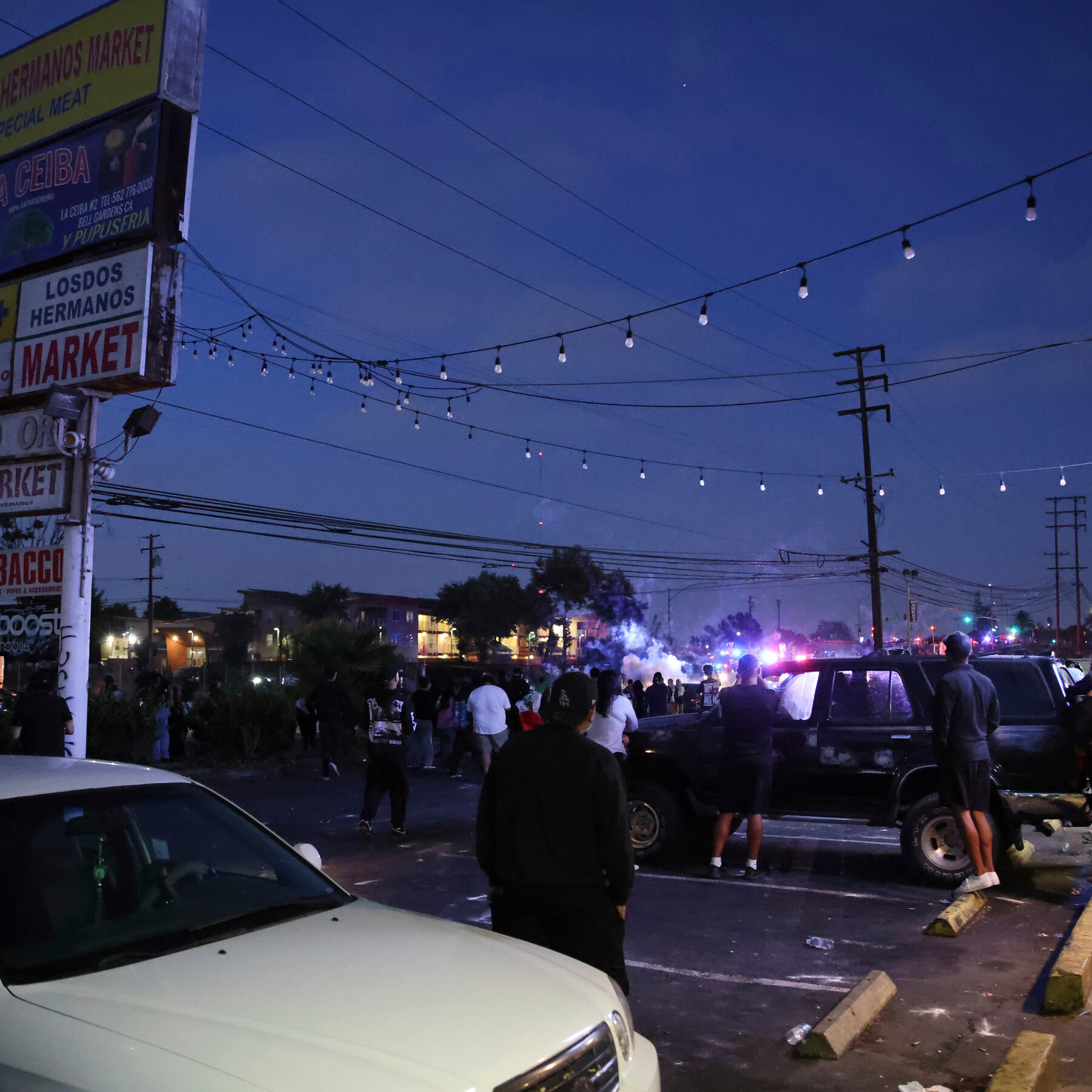 Fear and sympathy at a family-run bakery in Compton.