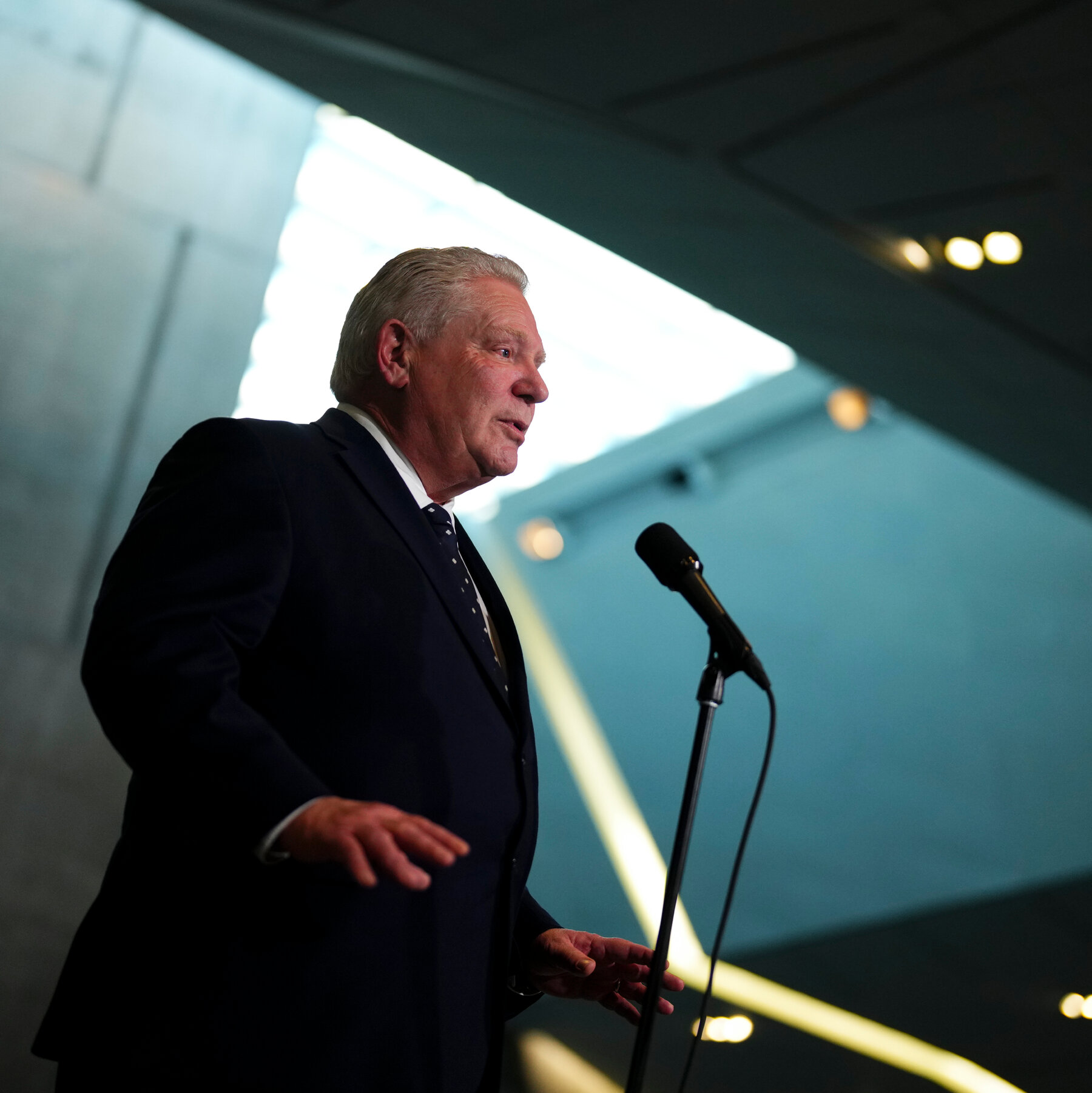 ‘Find a Job,’ Ontario Premier Tells Protester While Passing a New Housing Law