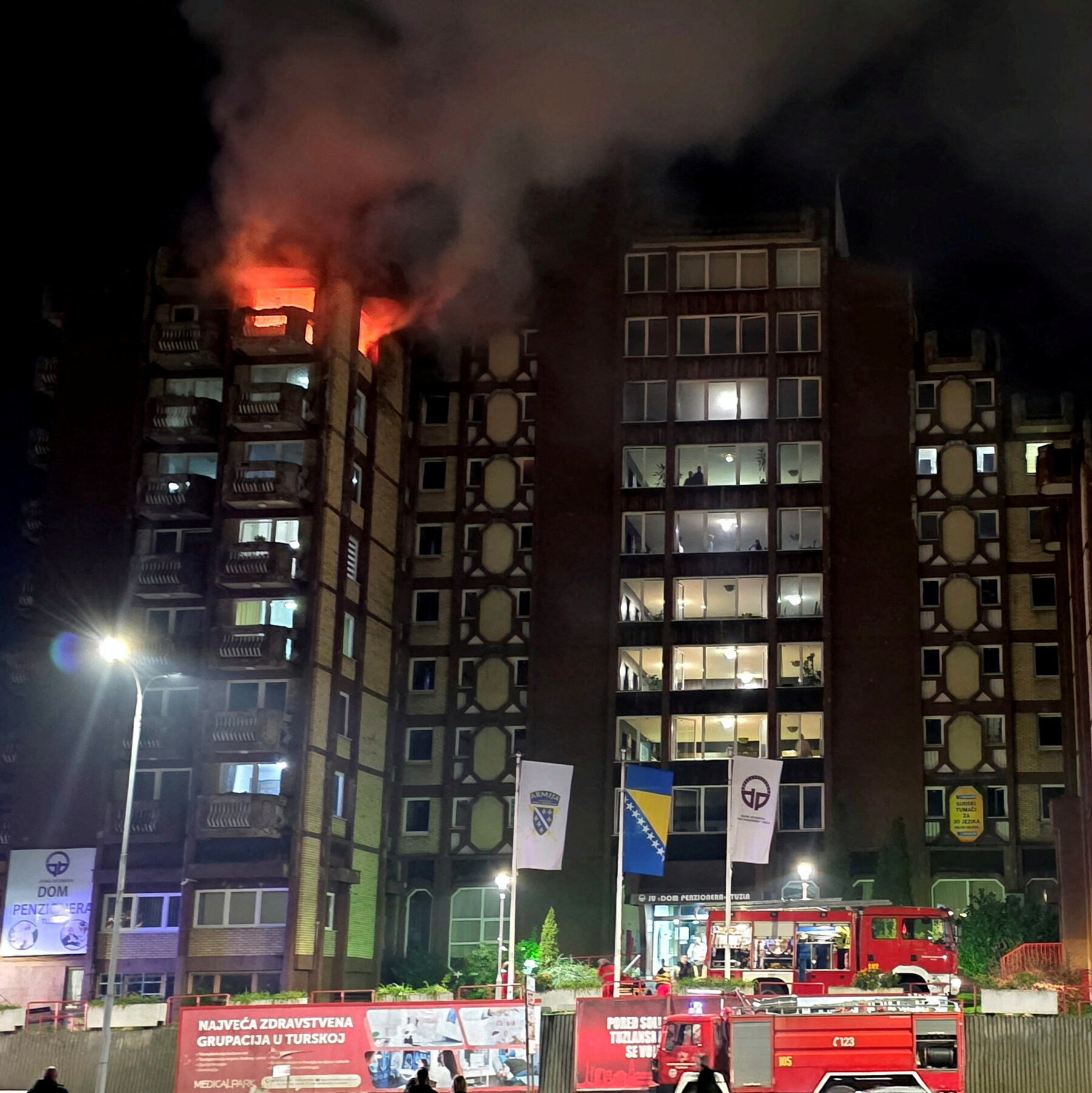 Fire at Retirement Home in Bosnia Kills at Least 11