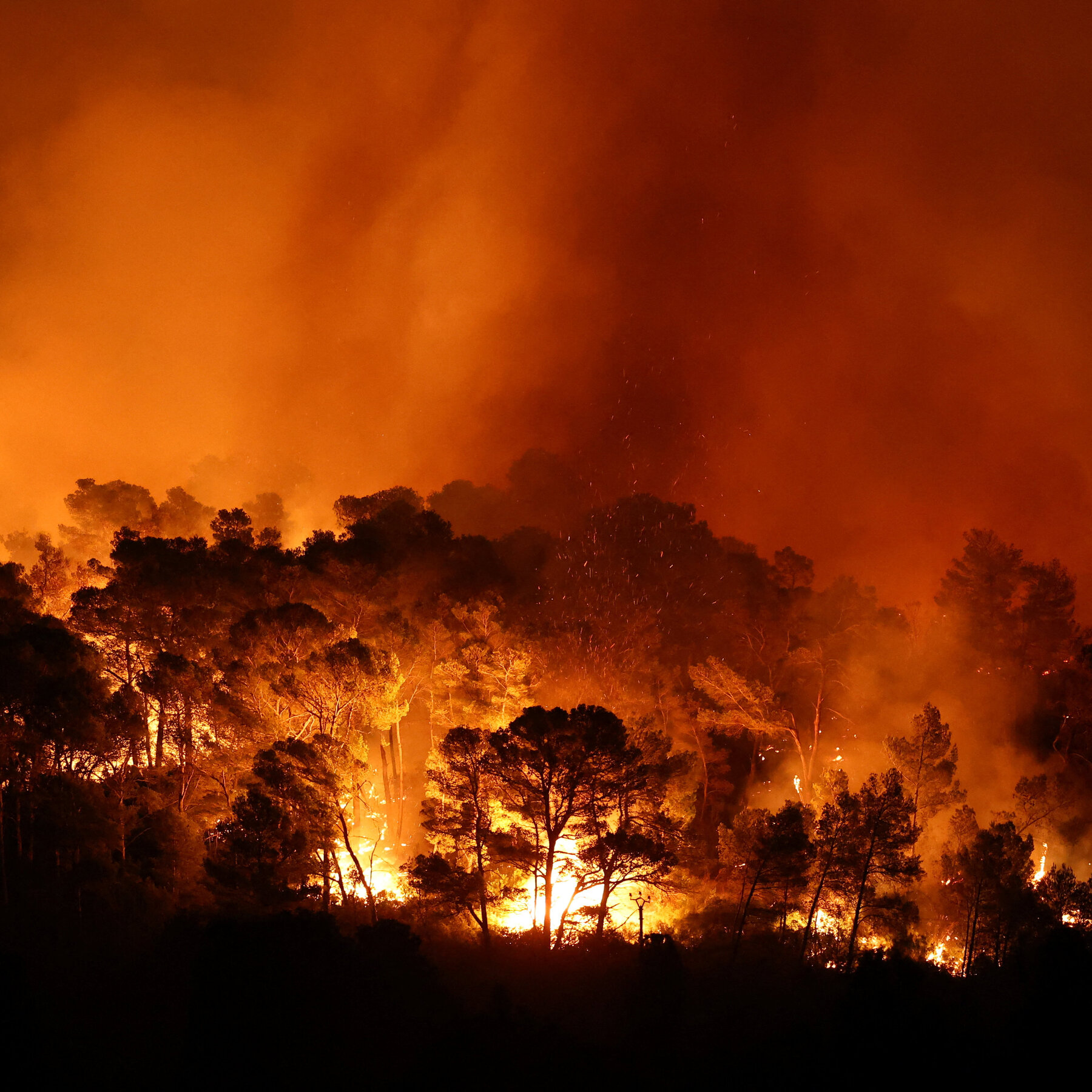 Firefighters in France Battle Largest Blaze in Decades