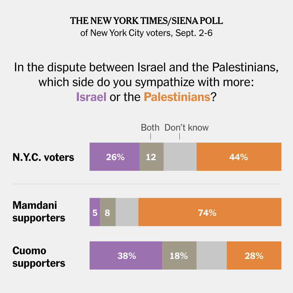Gaza War Turns New Yorkers Against Israel, With Mayor’s Race as Backdrop