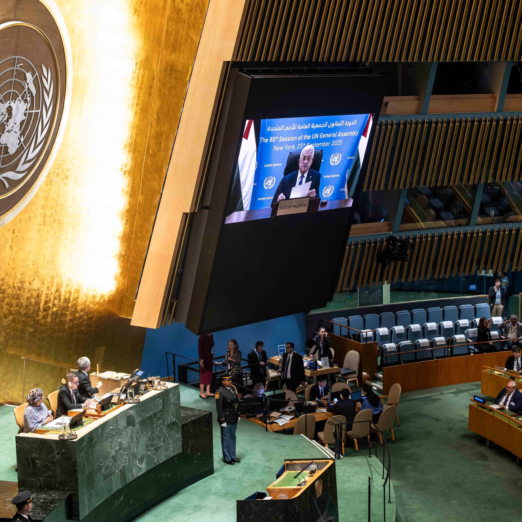 General Assembly Updates: ‘Palestine Is Ours,’ Abbas Tells U.N. by Video