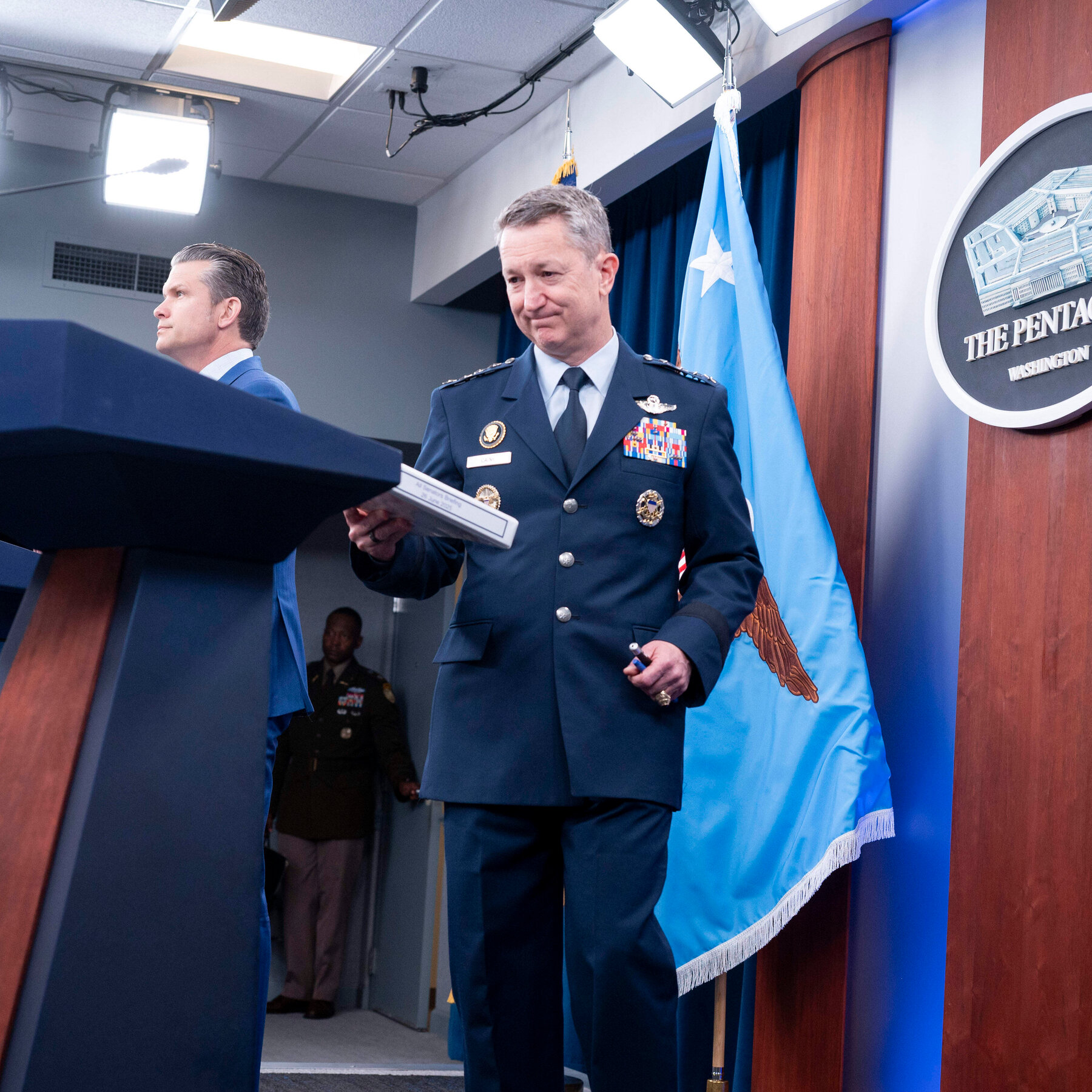 General Caine Faces a First Test Under Trump With Iran Strike Remarks