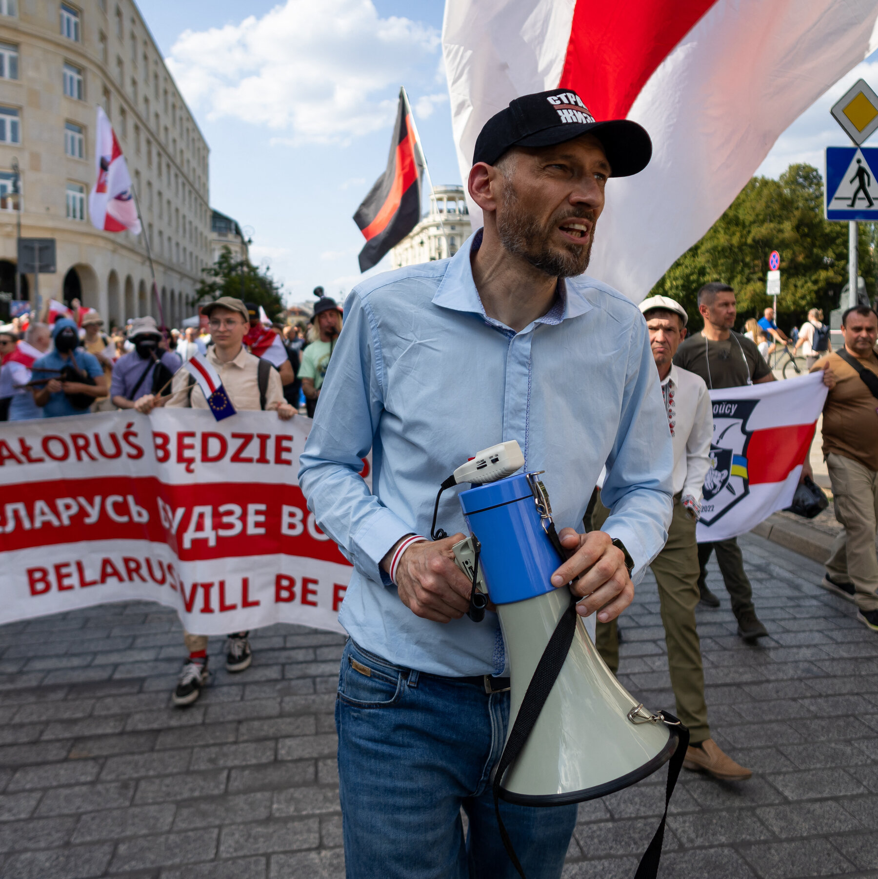 He Left a Belarus Prison 132 Pounds Lighter, but Just as Outspoken