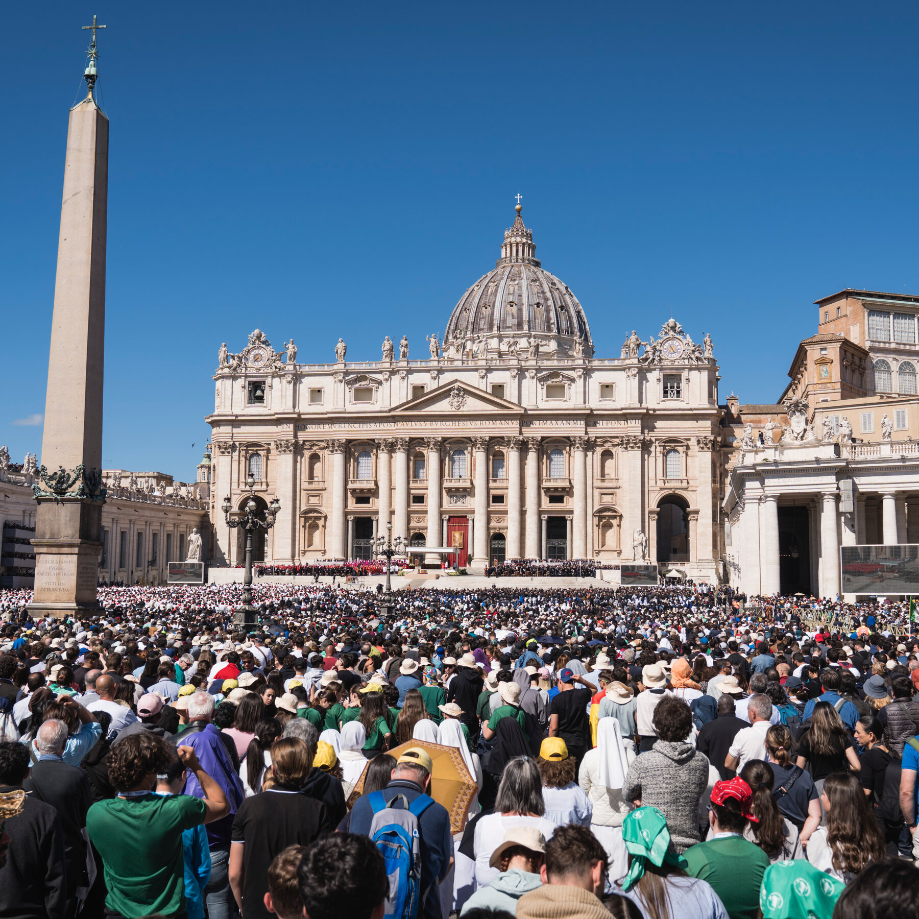 ‘He Was Like Family’: Faithful Descend on St. Peter’s Square for Pope’s Funeral