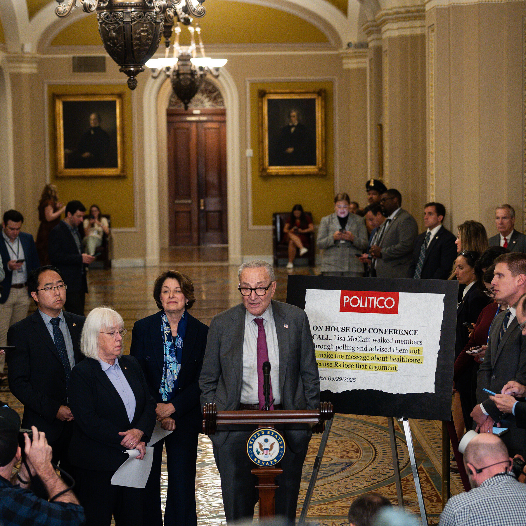 Health Care Politics Bolster Democrats in Shutdown Fight