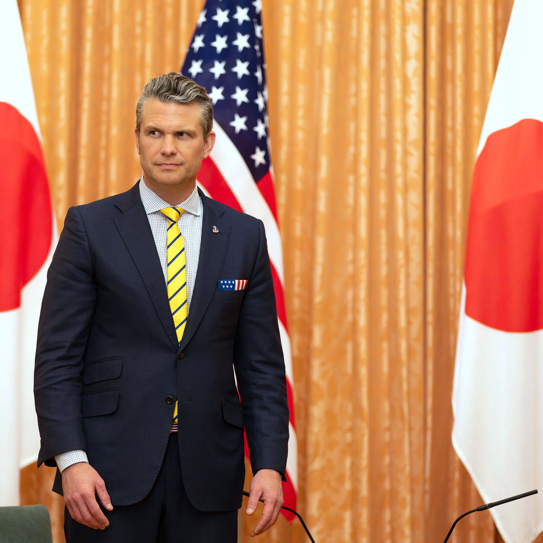 Hegseth Pledges to Step Up Military Cooperation With Japan and Deter China