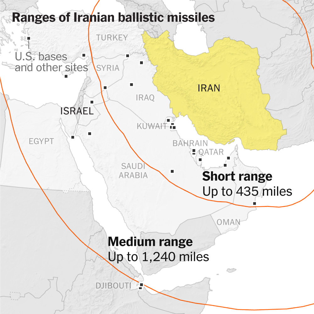 How Far Could Iranian Missiles Go?