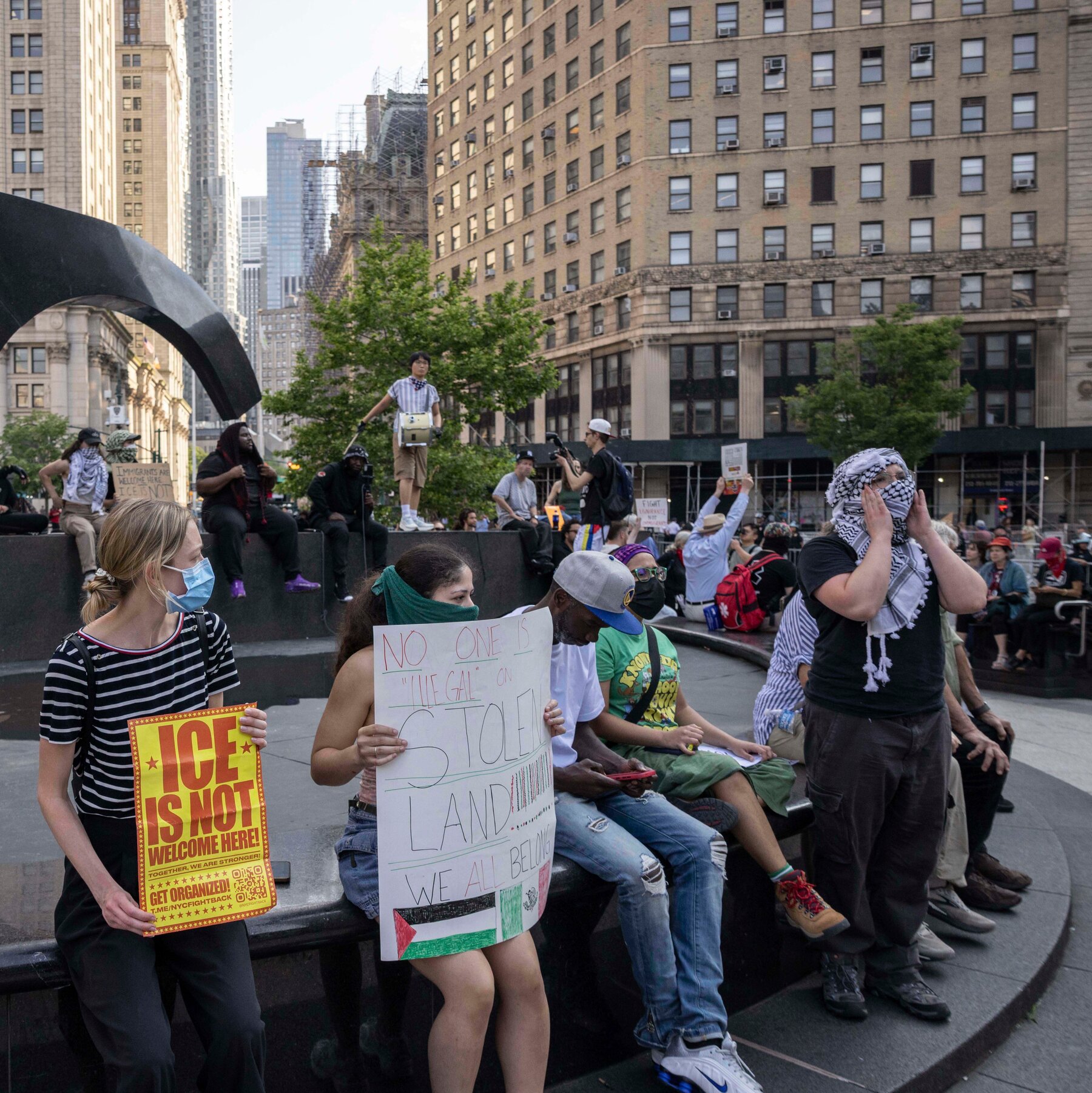Immigrant rights protests spread across the country.