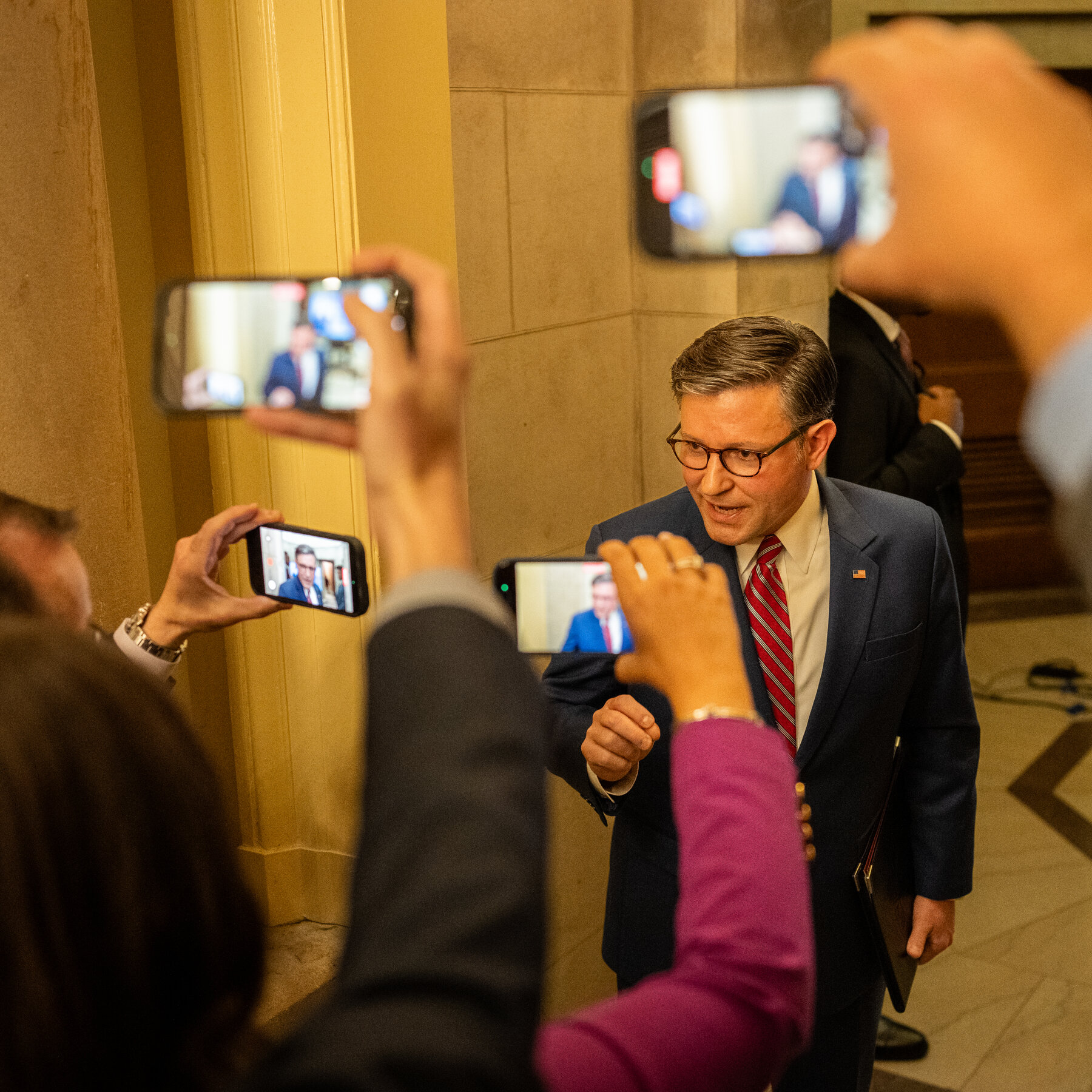 Inside the Capitol, A Heated Spat Over the Shutdown and Epstein