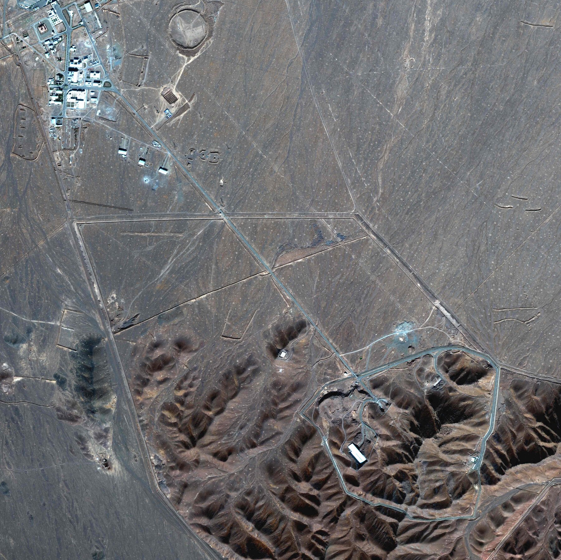 Iran built Fordo deep inside a mountain to withstand aerial attacks.