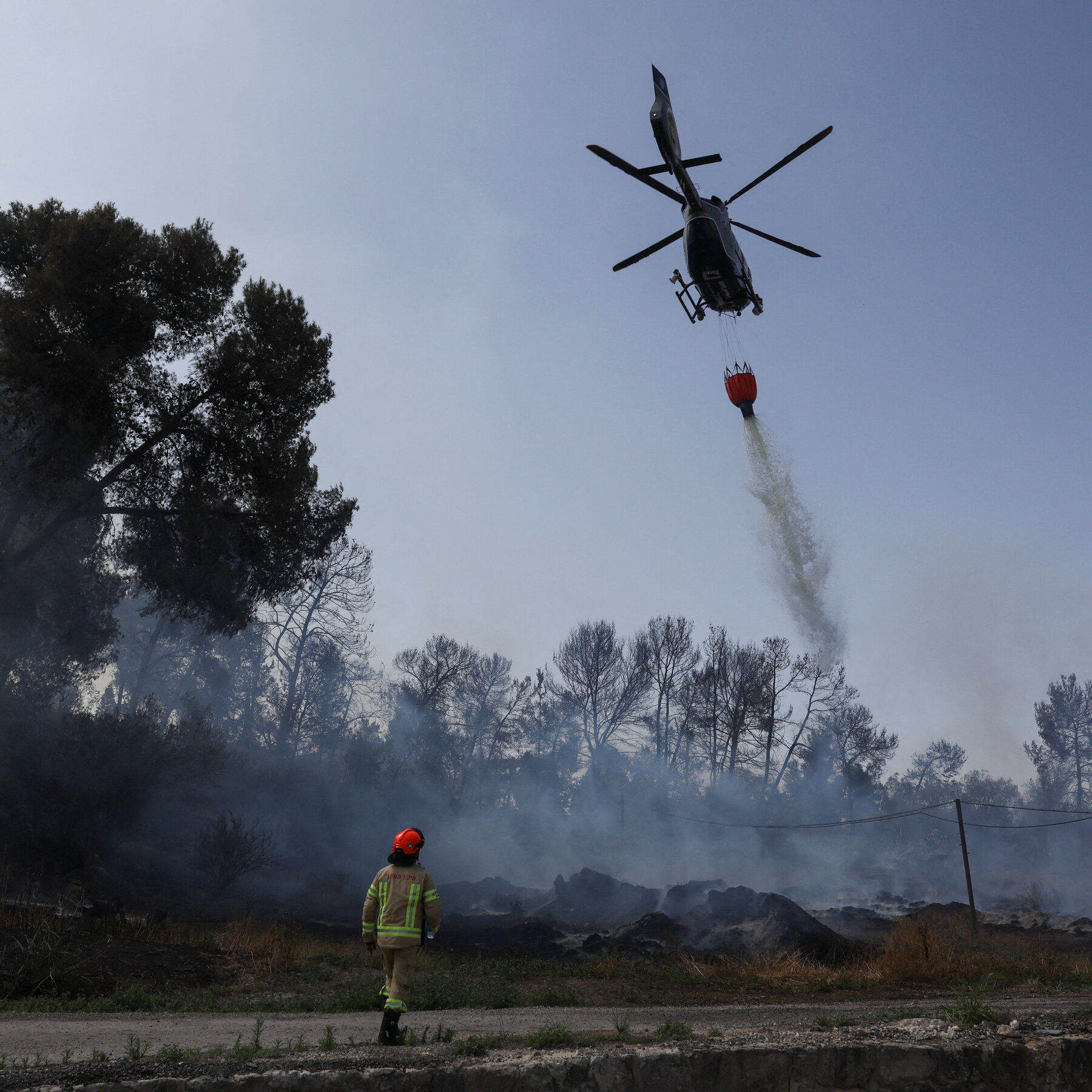 Israel Scrambles to Extinguish Wildfires on Outskirts of Jerusalem